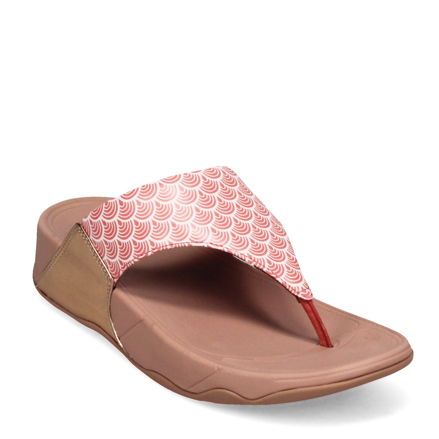 Peltz Shoes Women's FitFlop Lulu Thong Sandal LANTANA WAVE DM3-800