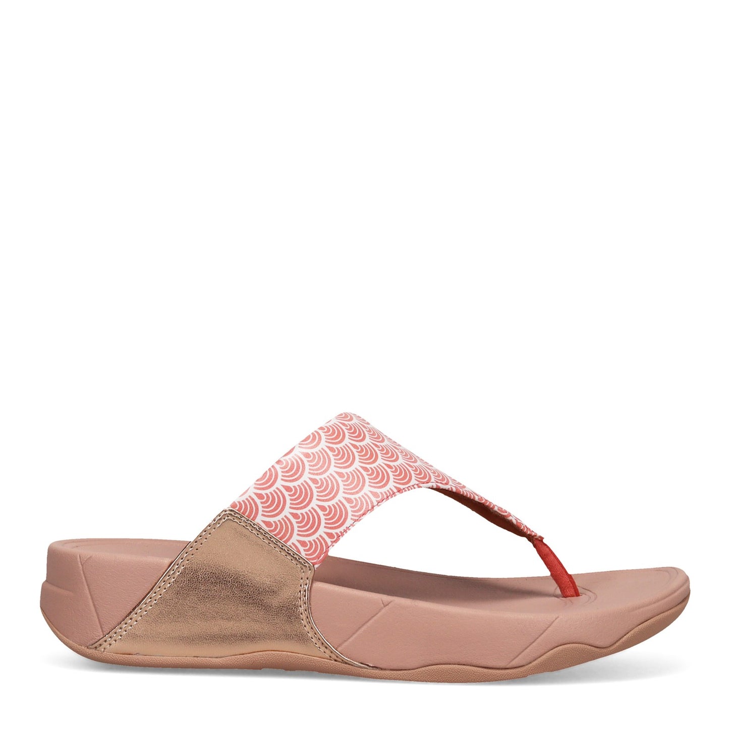Peltz Shoes Women's FitFlop Lulu Thong Sandal LANTANA WAVE DM3-800