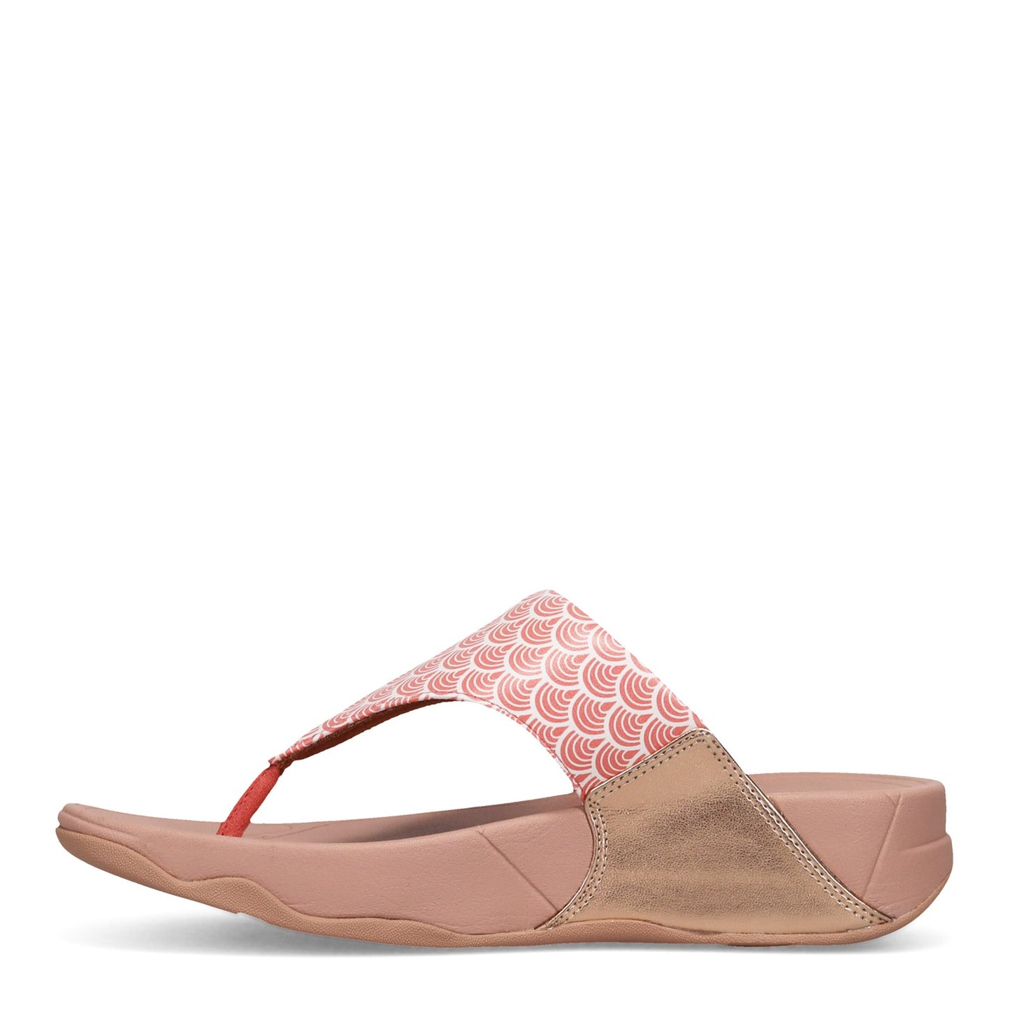 Peltz Shoes Women's FitFlop Lulu Thong Sandal LANTANA WAVE DM3-800