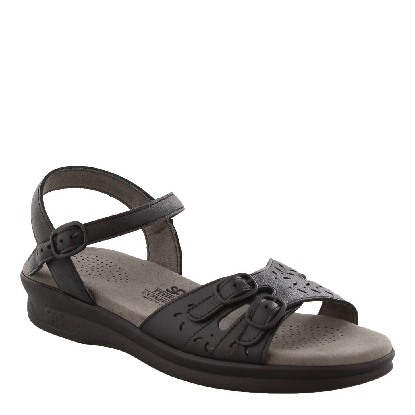 Peltz Shoes Women's SAS Duo Sandal BLACK DUO BKD