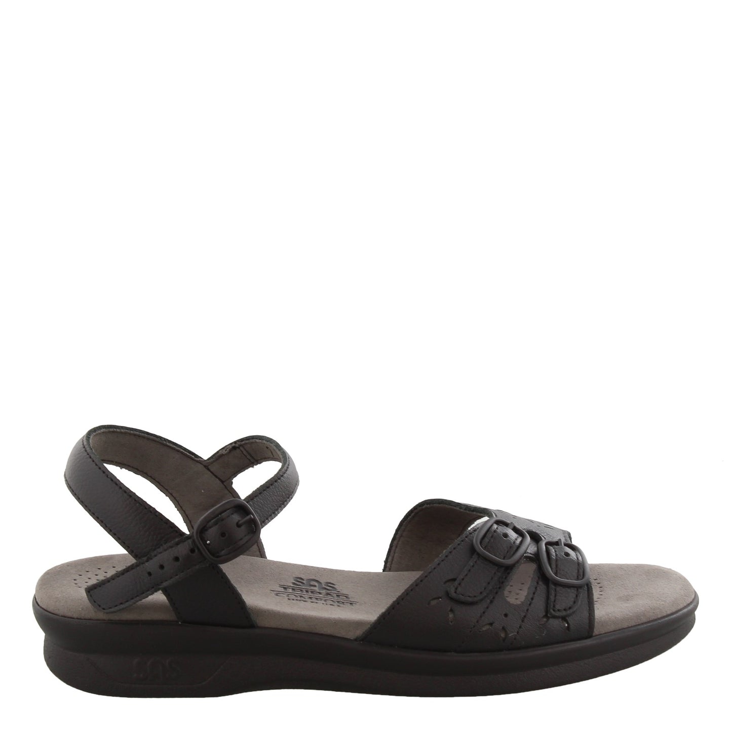 Peltz Shoes Women's SAS Duo Sandal BLACK DUO BKD