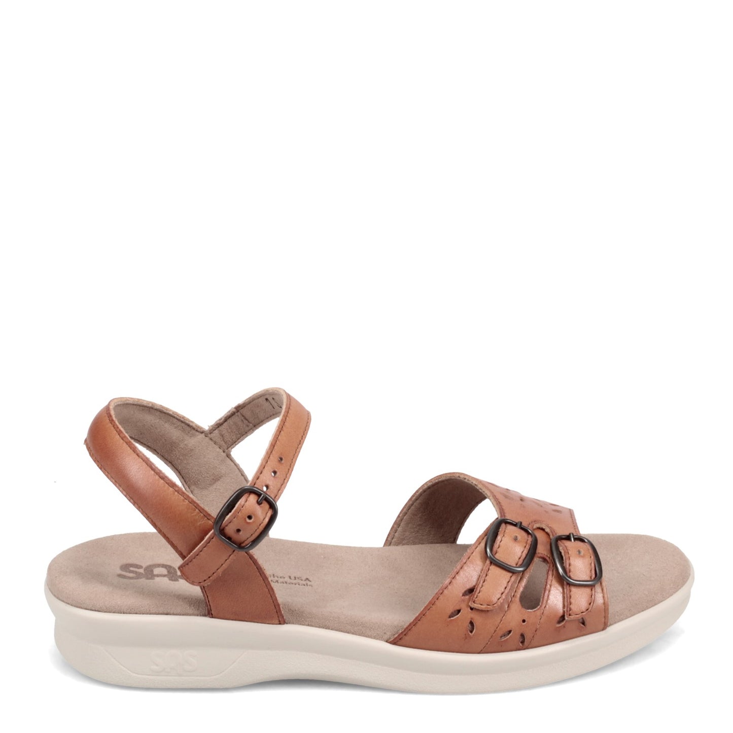 Peltz Shoes Women's SAS Duo Sandal AUBURN DUO-HAZEL