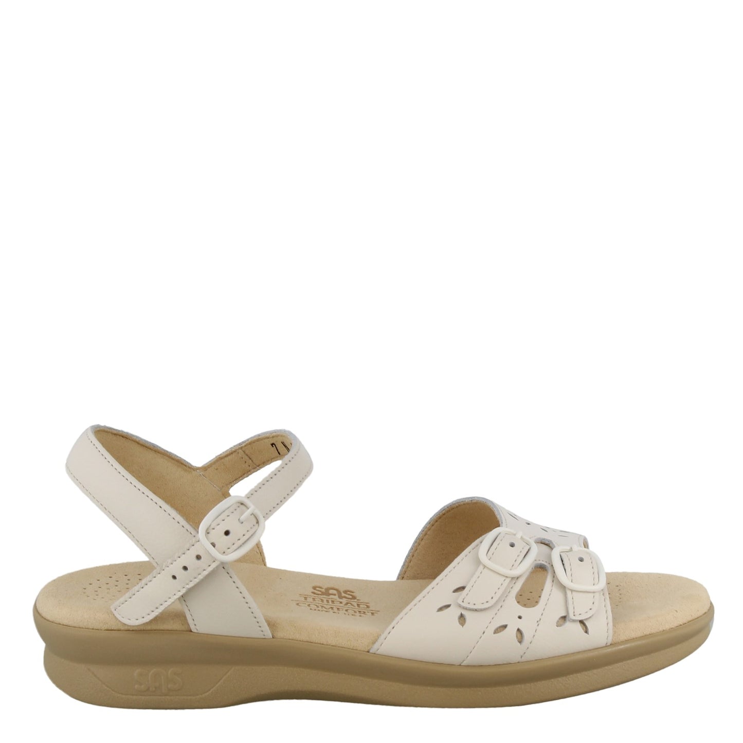 Peltz Shoes Women's SAS Duo Sandal WHITE DUO WHT