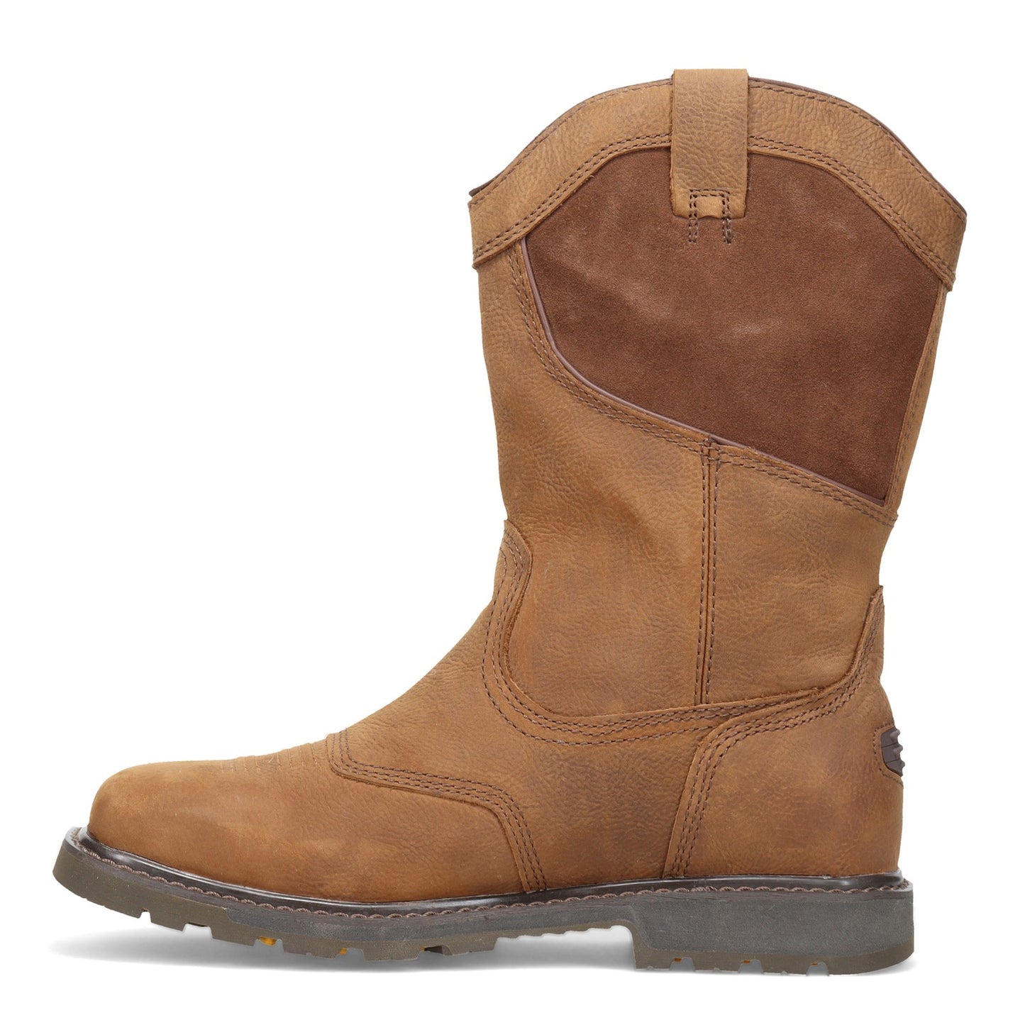 Peltz Shoes Men's Dewalt Stanton Square Toe Steel Toe Boot BISON DXWP10046