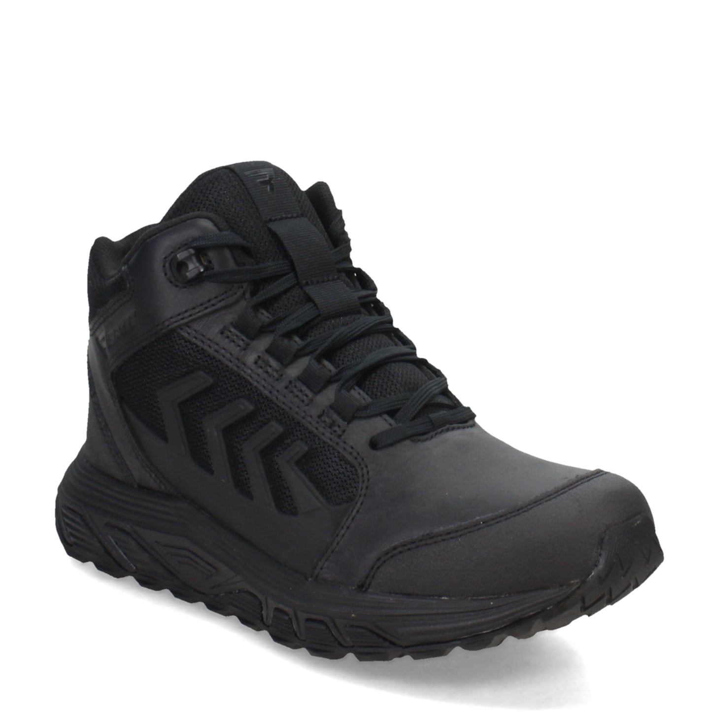 Peltz Shoes Men's Bates Rush Shield Mid Vent Work Boot Black E01047