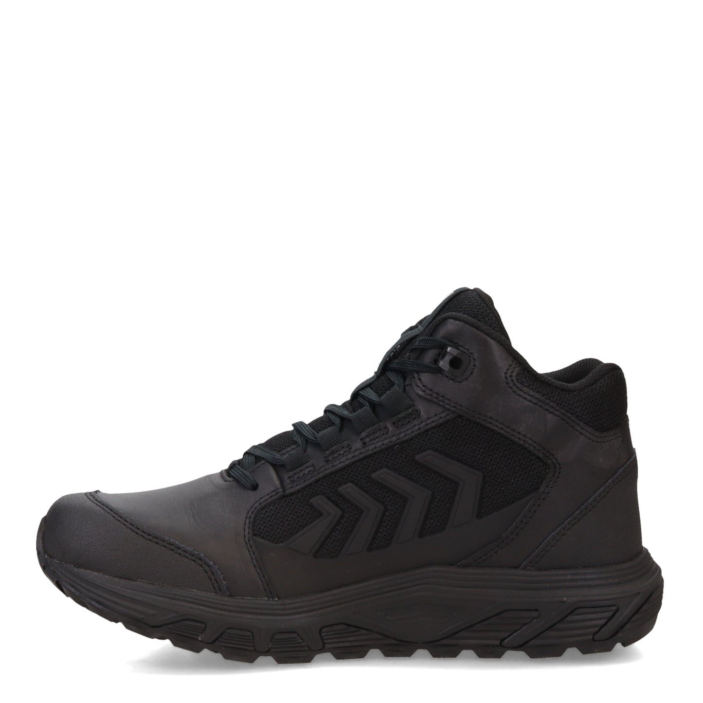 Peltz Shoes Men's Bates Rush Shield Mid Vent Work Boot Black E01047