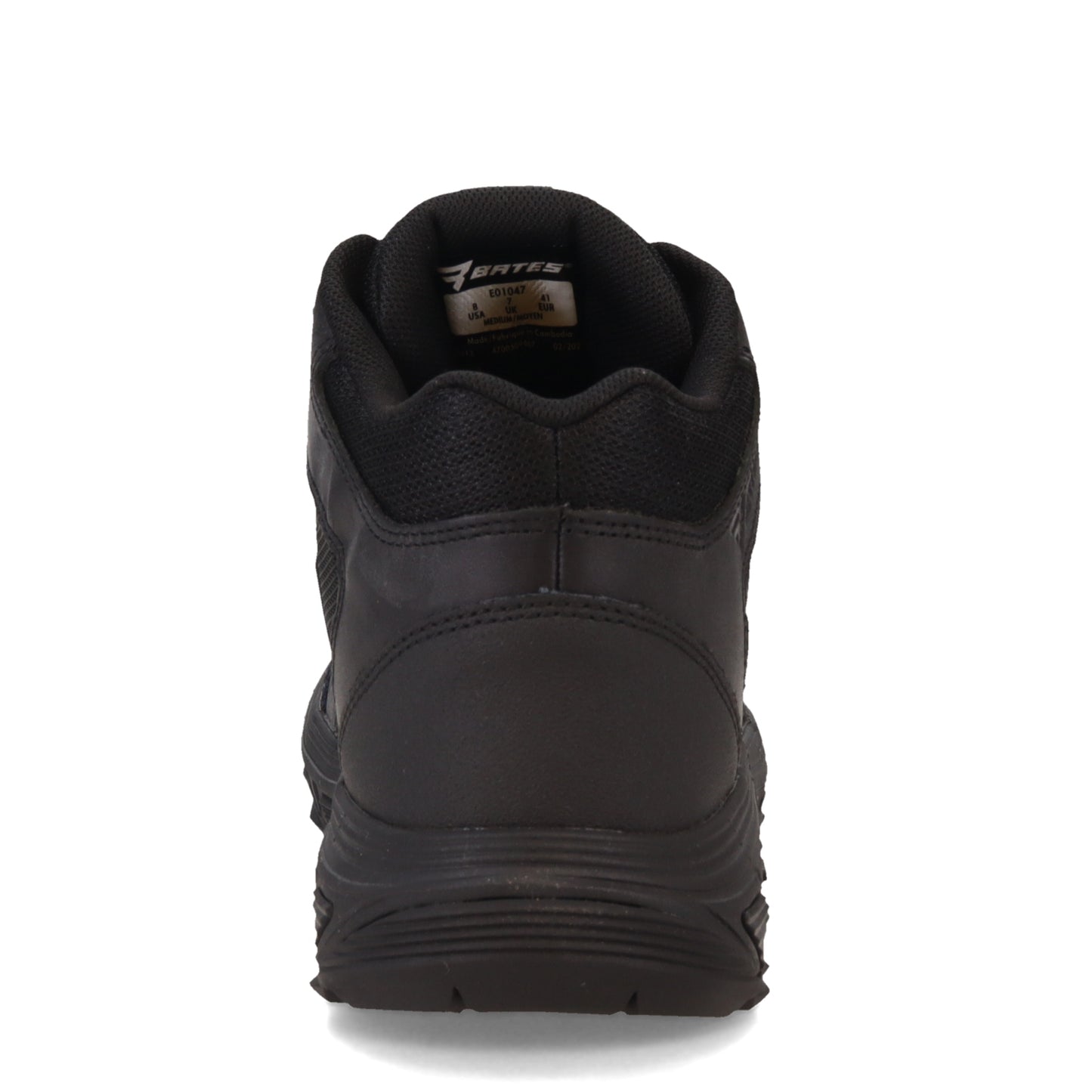 Peltz Shoes Men's Bates Rush Shield Mid Vent Work Boot Black E01047