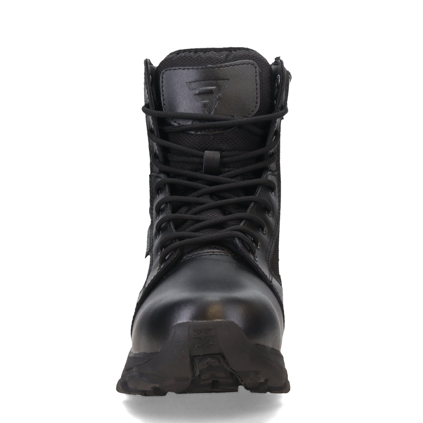 Peltz Shoes Men's Bates Fuse Side Zip WP Work Boot Black E06508
