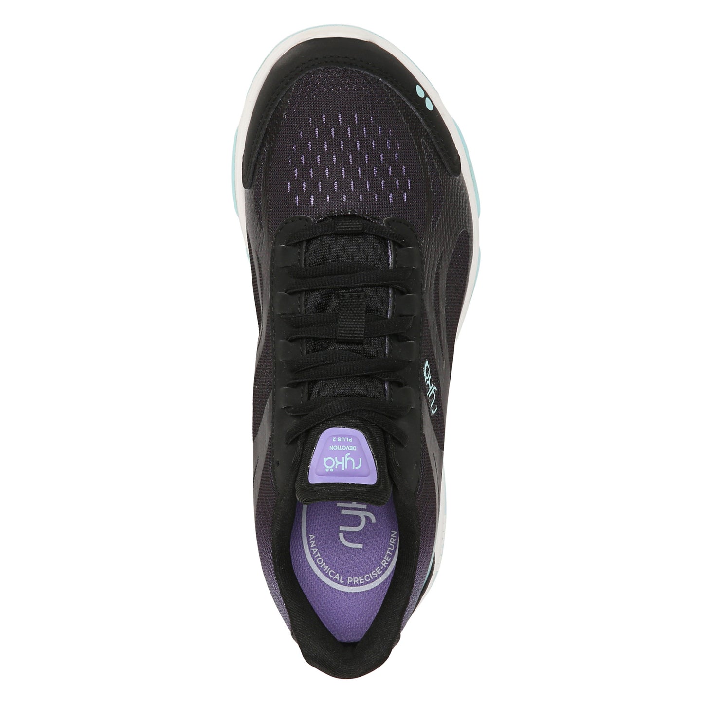Peltz Shoes Women's Ryka Devotion Plus 2 Walking Shoe BLACK PASTEL MULTI E1360M9011