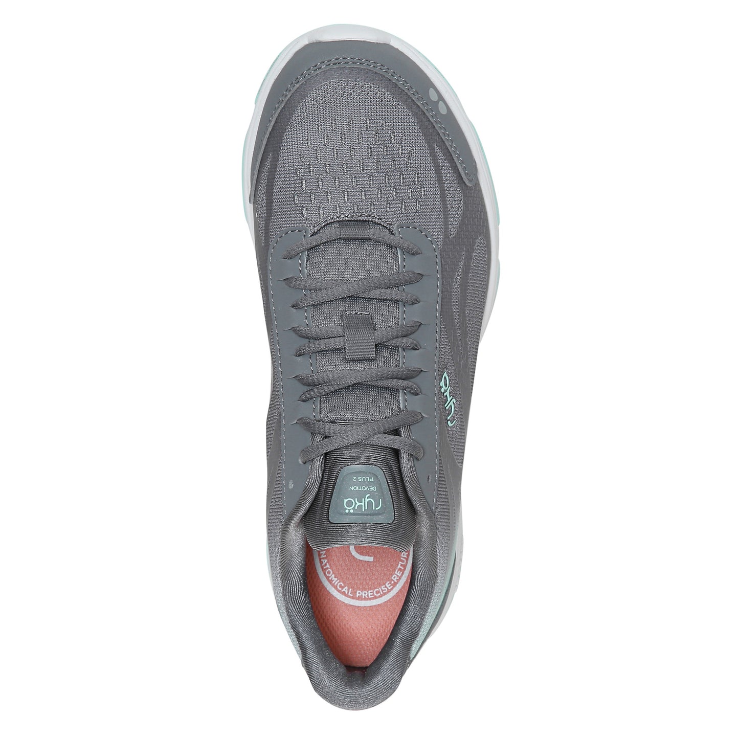 Peltz Shoes Women's RYKAWomen's Ryka Devotion Plus 2 Walking Shoe GREY AQUA E1360M9032