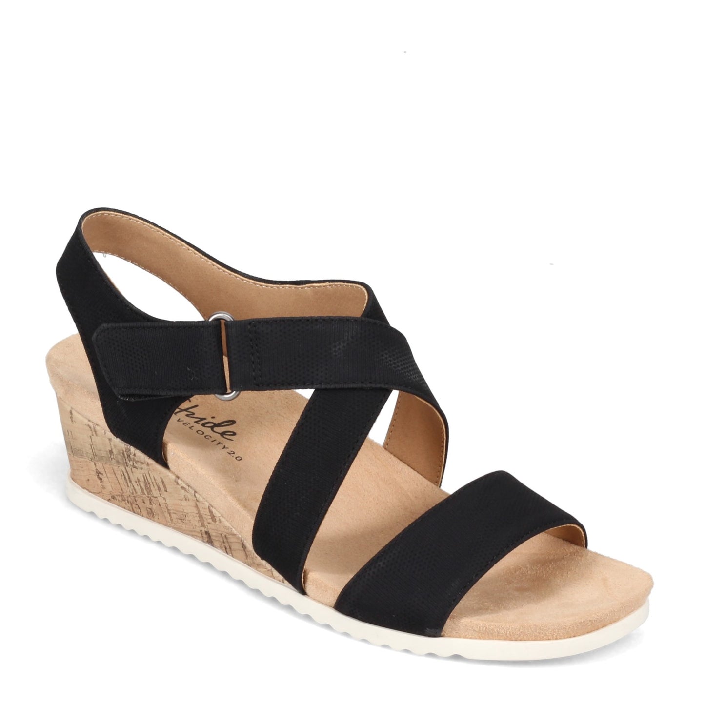 Peltz Shoes Women's LifeStride Sincere Sandal Black E1379S4002