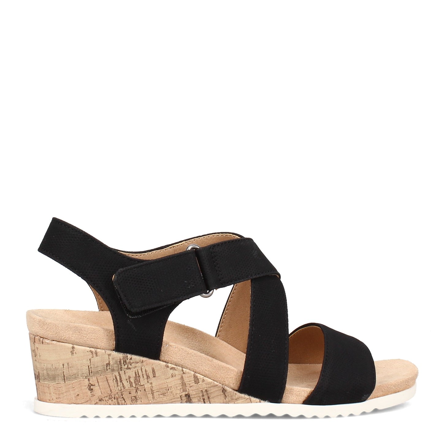 Peltz Shoes Women's LifeStride Sincere Sandal Black E1379S4002