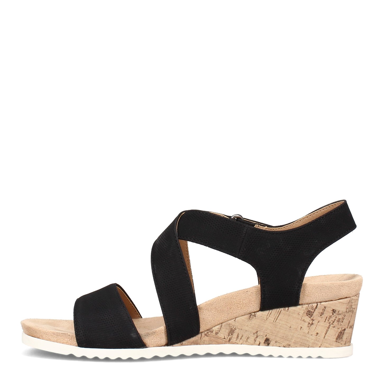 Peltz Shoes Women's LifeStride Sincere Sandal Black E1379S4002