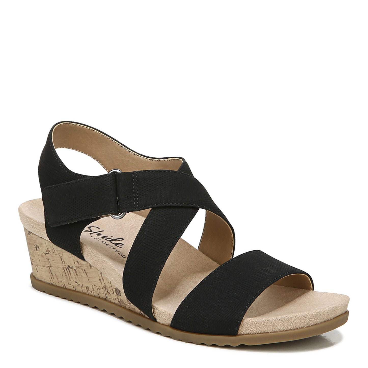 Peltz Shoes Women's LifeStride Sincere Sandal Black E1379S4004