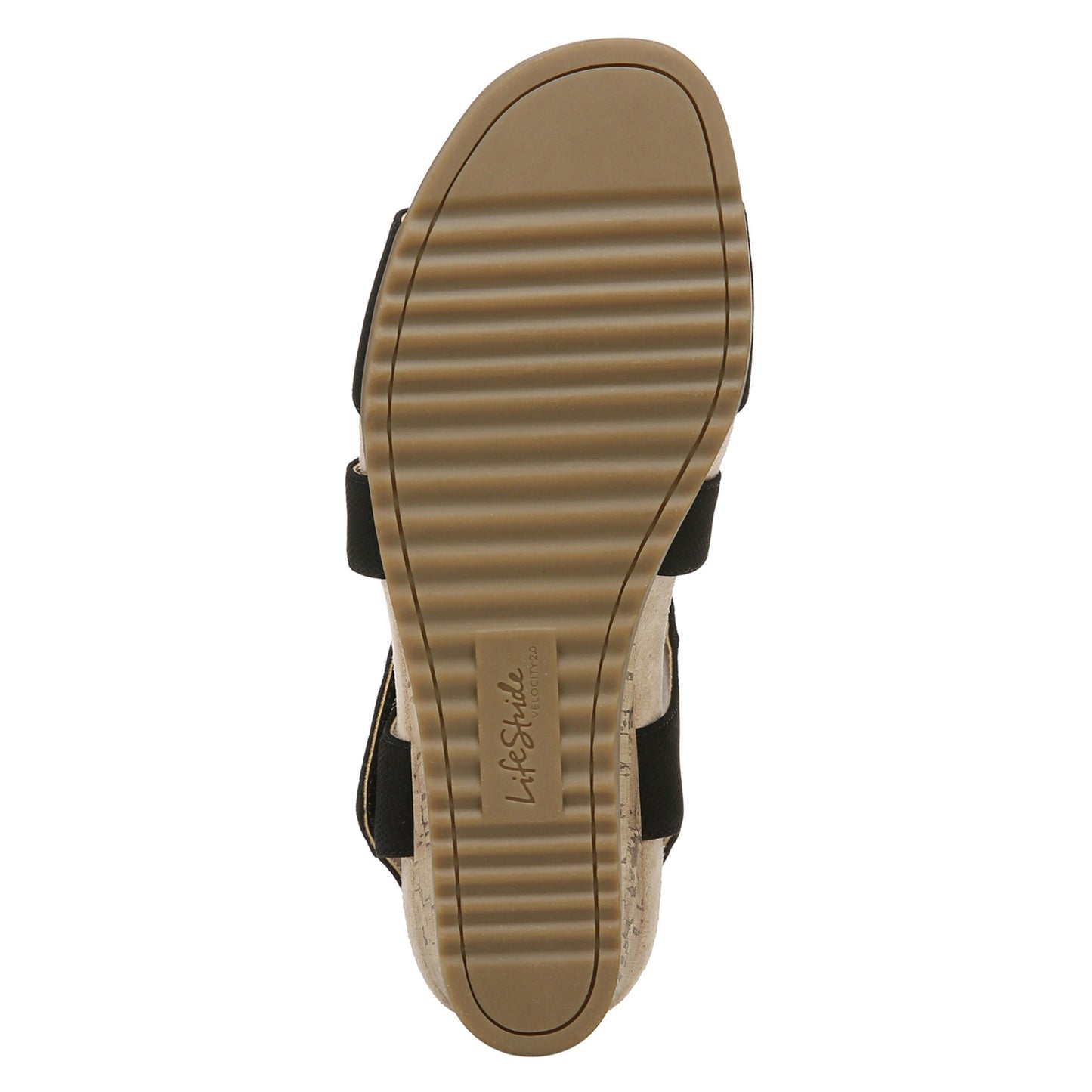 Peltz Shoes Women's LifeStride Sincere Sandal Black E1379S4004