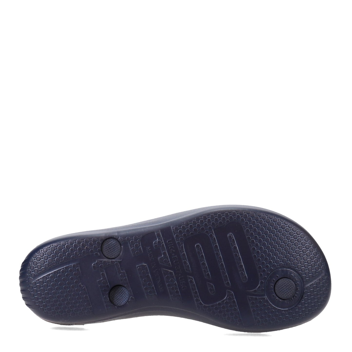 Peltz Shoes Women's FitFlop iQushion Flip-Flop Navy E54-399