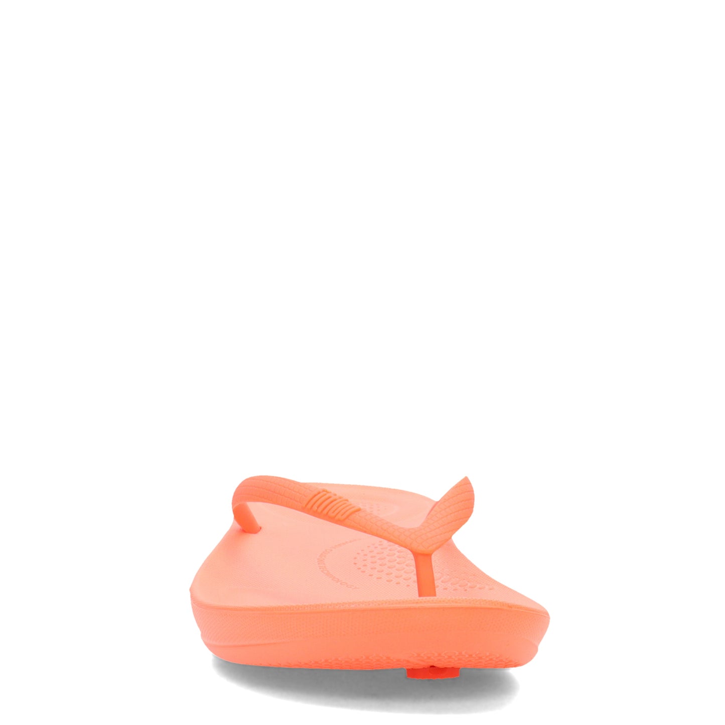 Peltz Shoes Women's FitFlop iQushion Flip-Flop Neon Orange E54-694