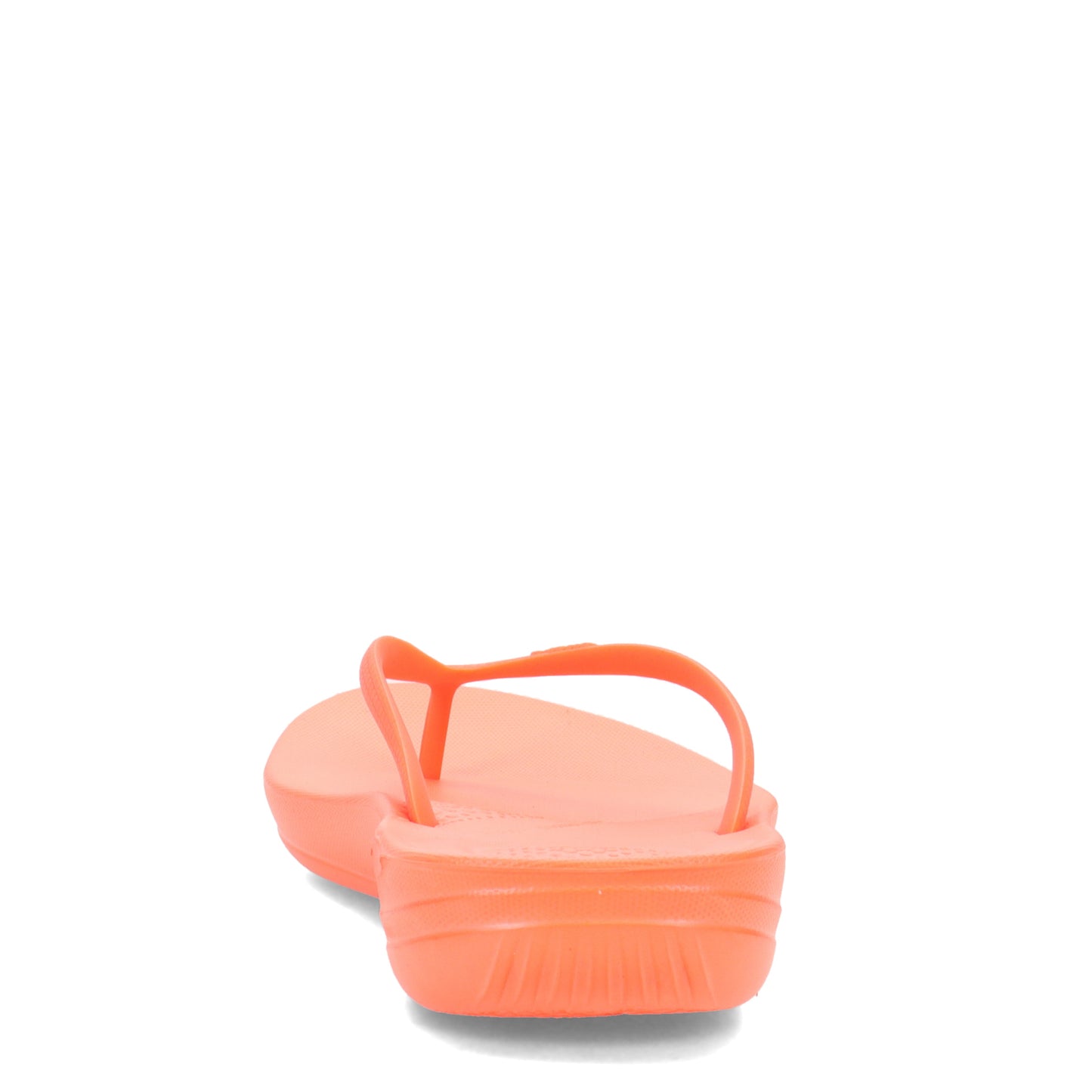 Peltz Shoes Women's FitFlop iQushion Flip-Flop Neon Orange E54-694