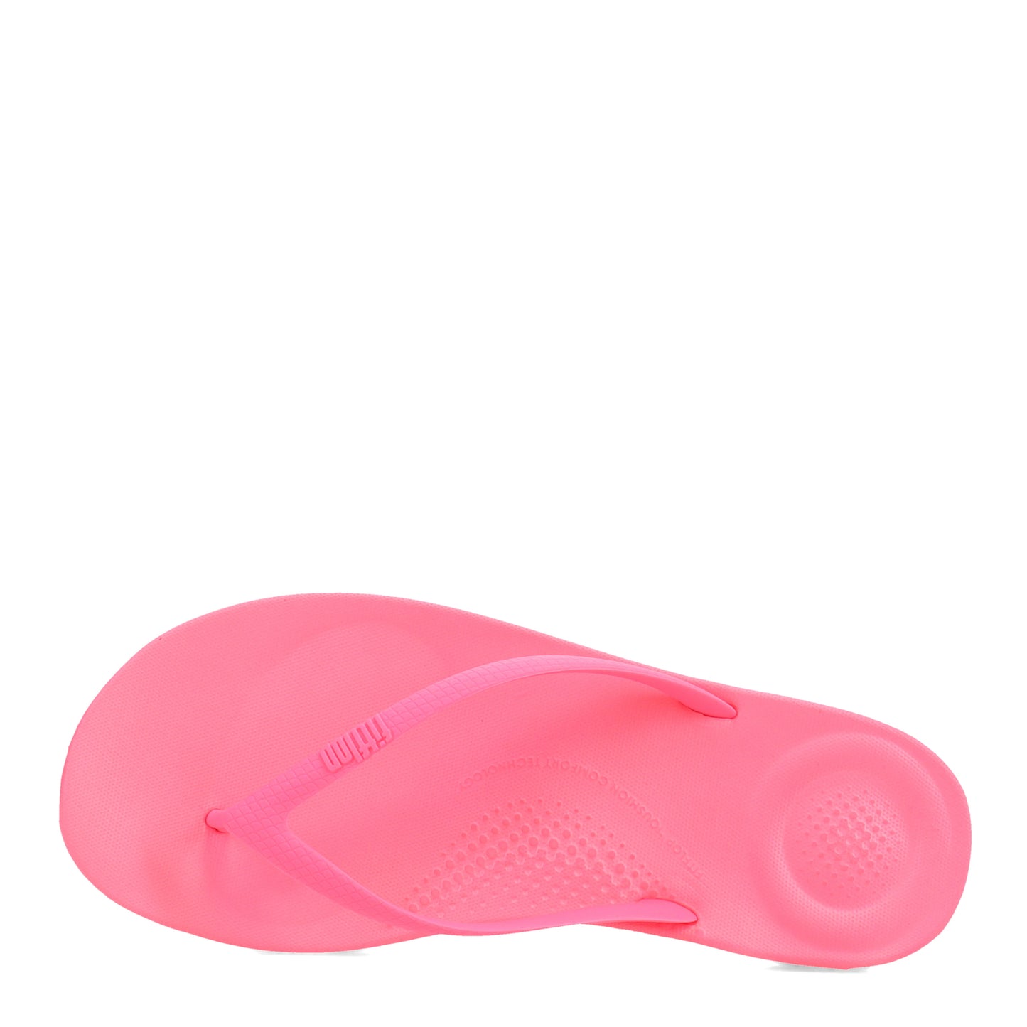 Peltz Shoes Women's FitFlop iQushion Flip-Flop Pop Pink E54-A38