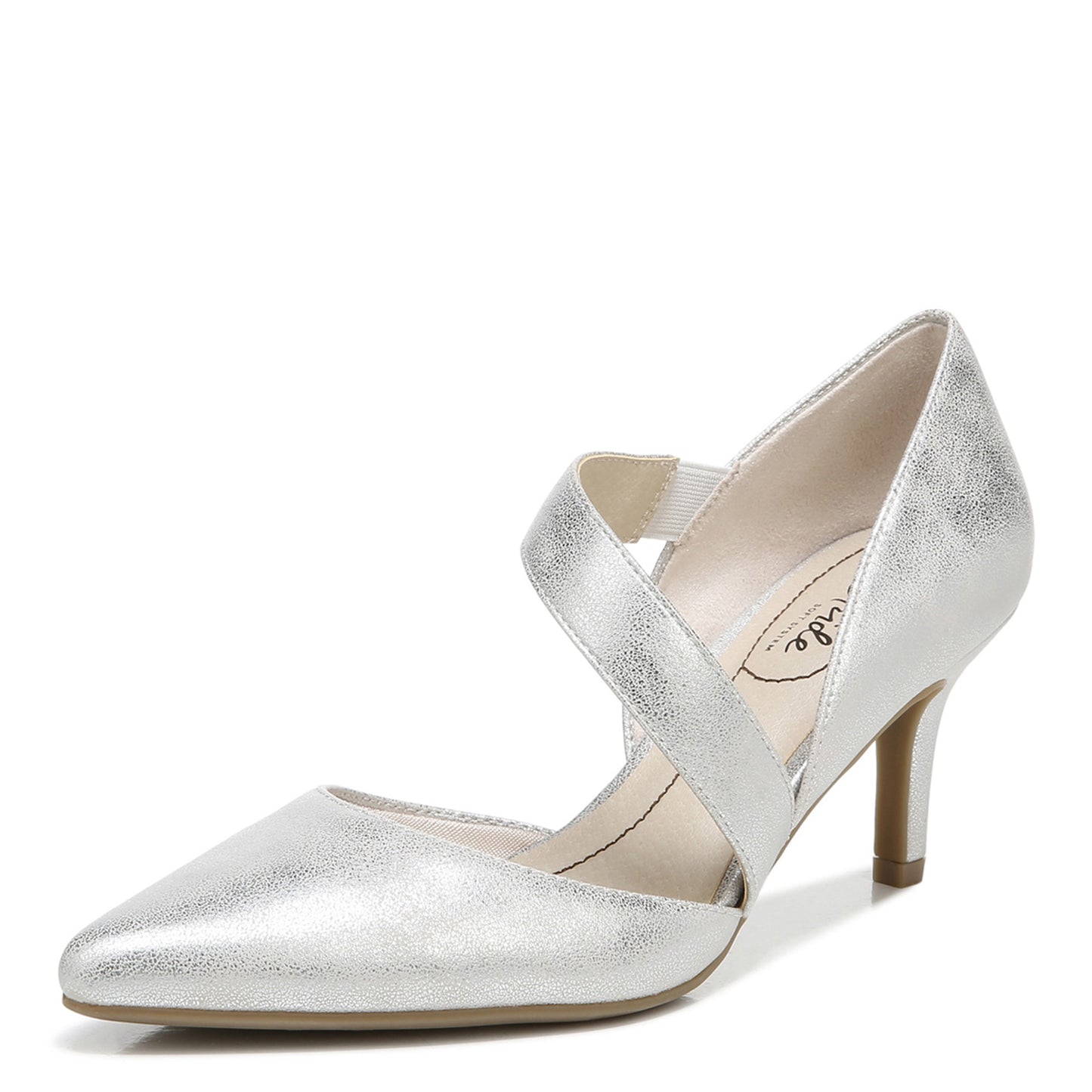 Peltz Shoes Women's LifeStride Suki Pump Silver E9896S5900