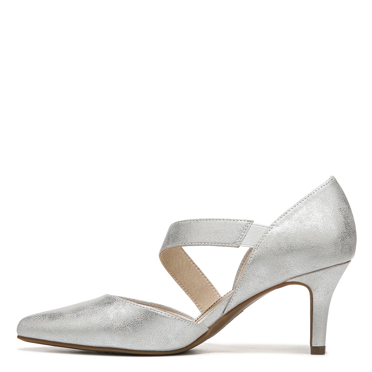 Peltz Shoes Women's LifeStride Suki Pump Silver E9896S5900