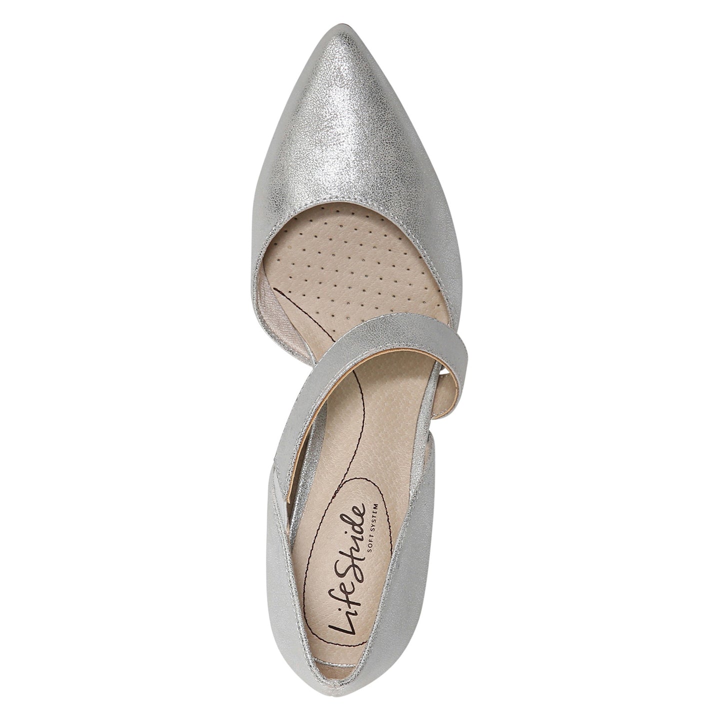 Peltz Shoes Women's LifeStride Suki Pump Silver E9896S5900
