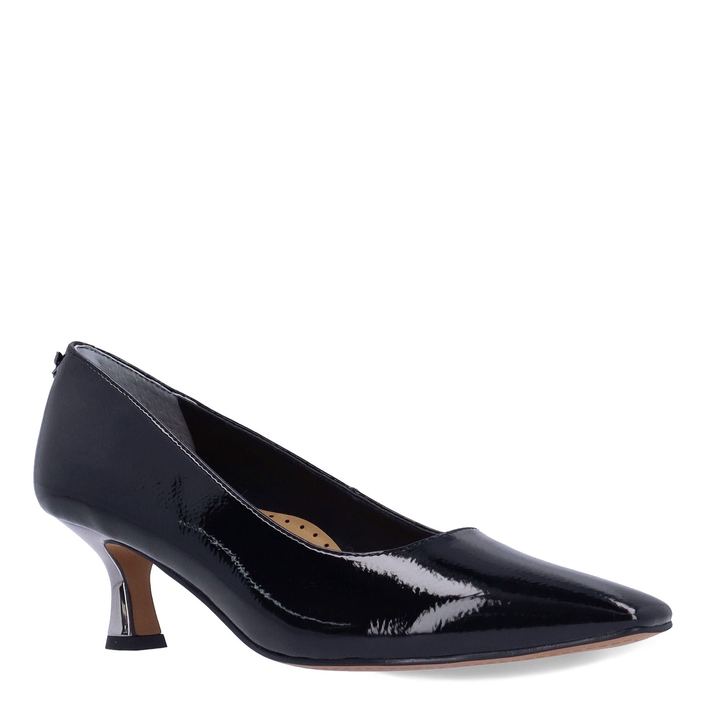 Peltz Shoes Women's J Renee Ellsey Pump Black Patent ELLSEY-PABLK