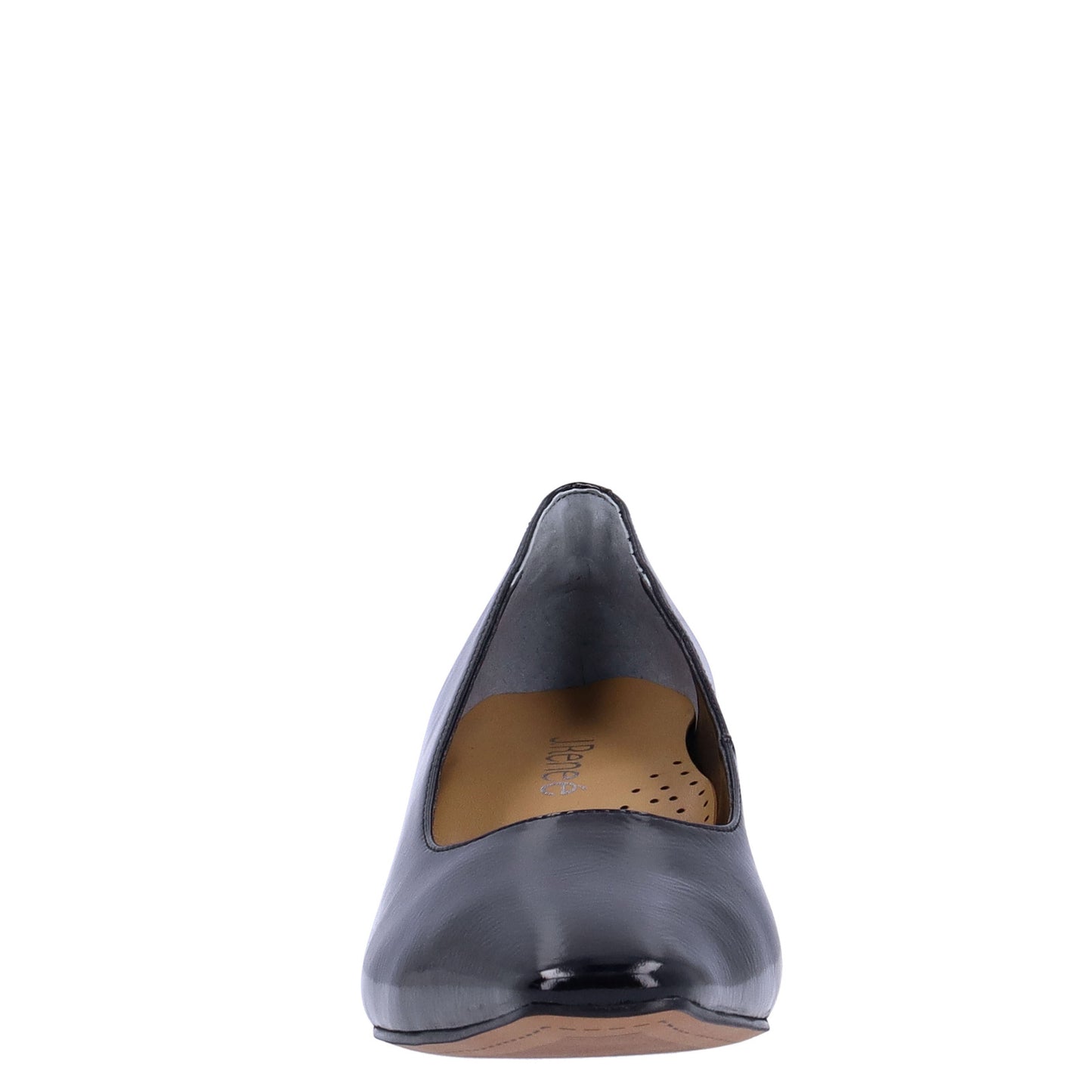 Peltz Shoes Women's J Renee Ellsey Pump Black Patent ELLSEY-PABLK