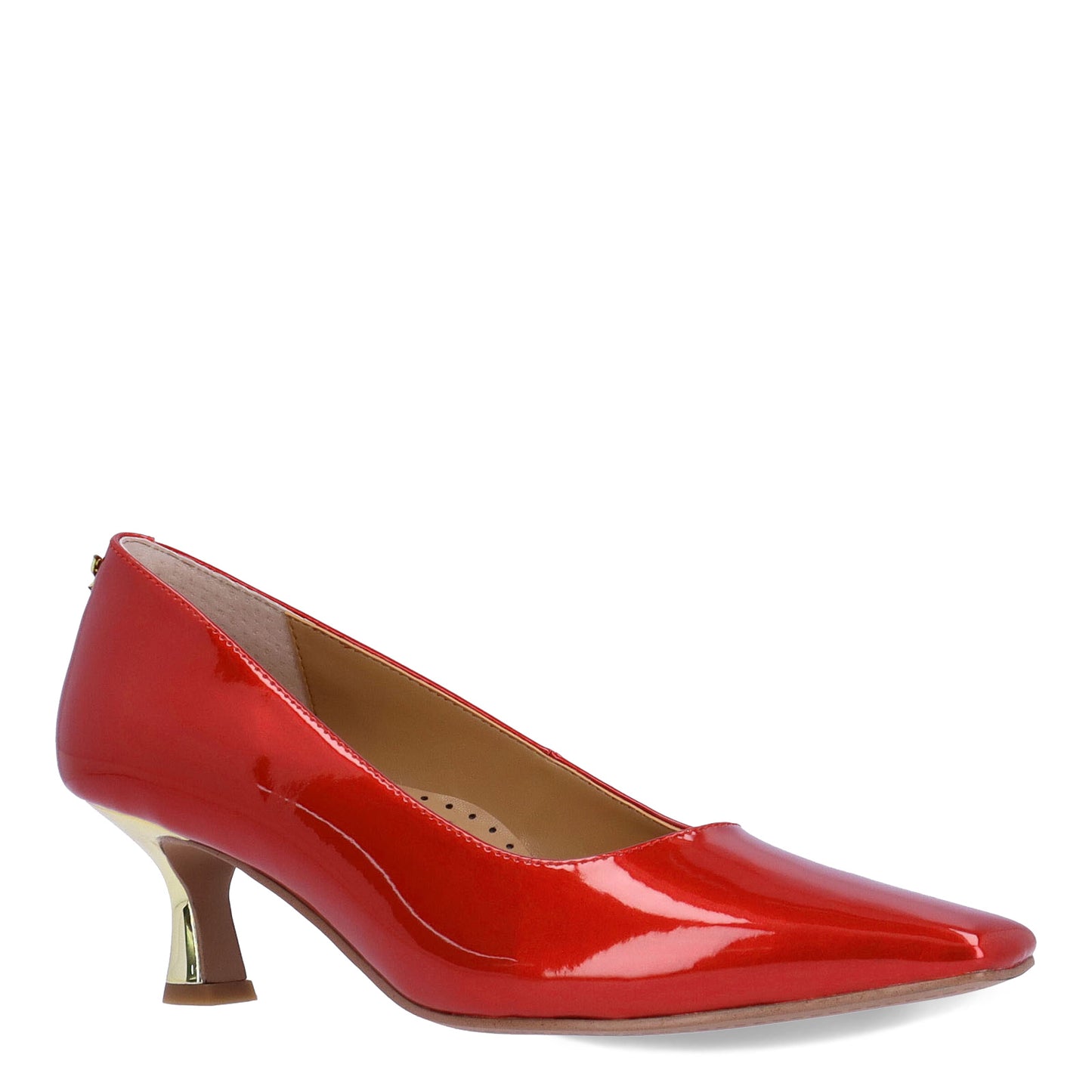 Peltz Shoes Women's J Renee Ellsey Pump Red Patent ELLSEY-PARED