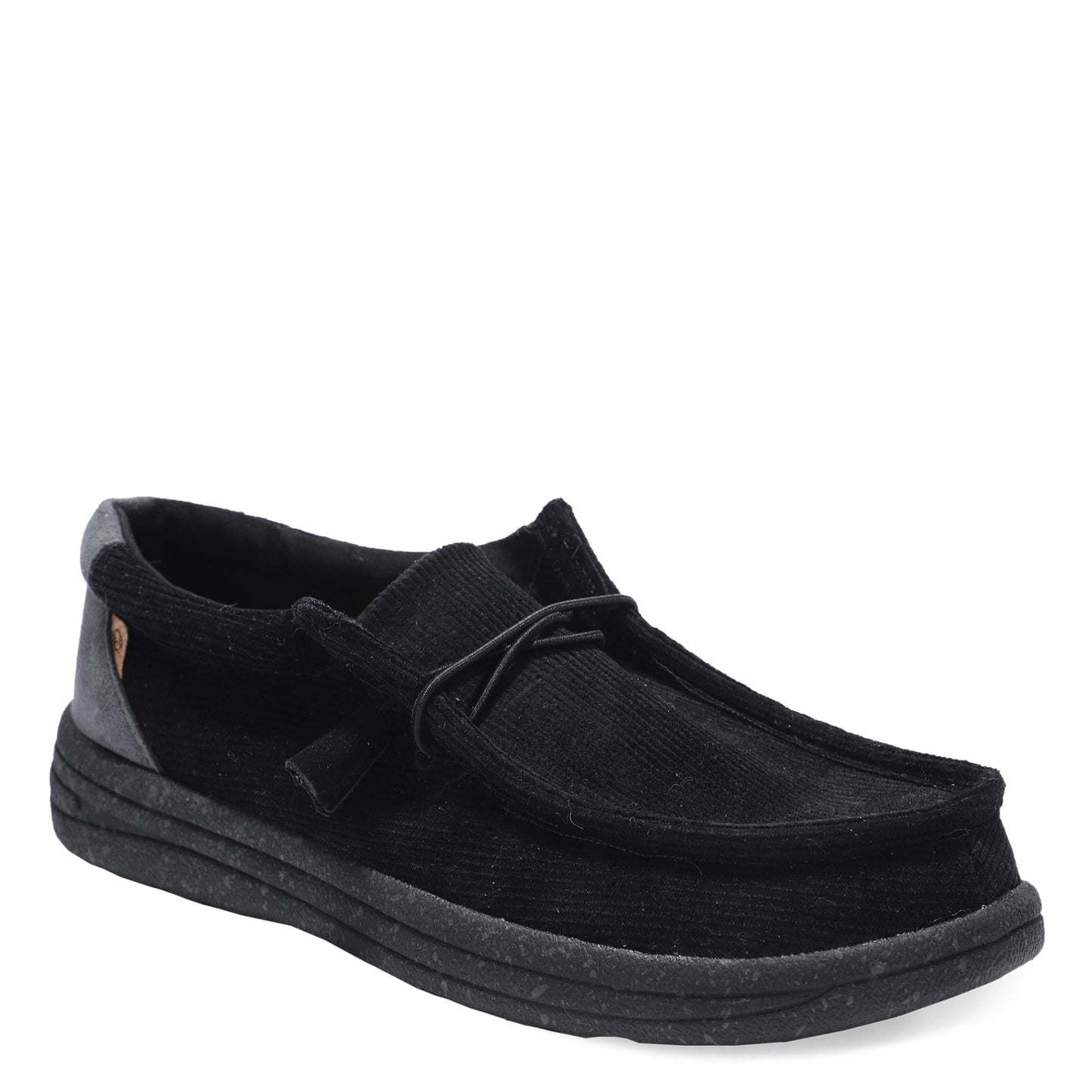 Peltz Shoes Men's Lamo Paul Slip-On BLACK CORDUROY EM2035-BLKC