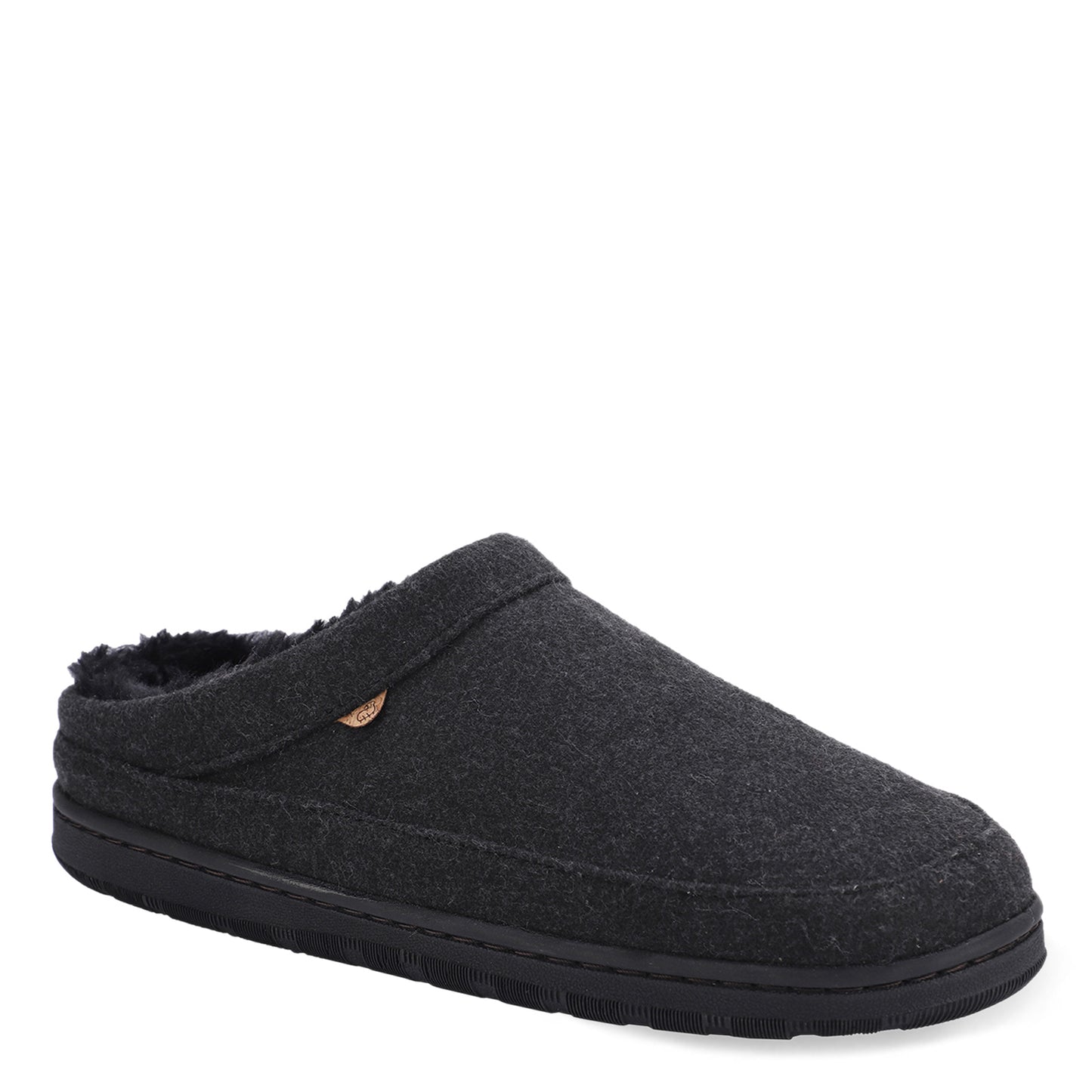 Peltz Shoes Men's Lamo Julian Clog II Waxed Black EM2049-WBLK