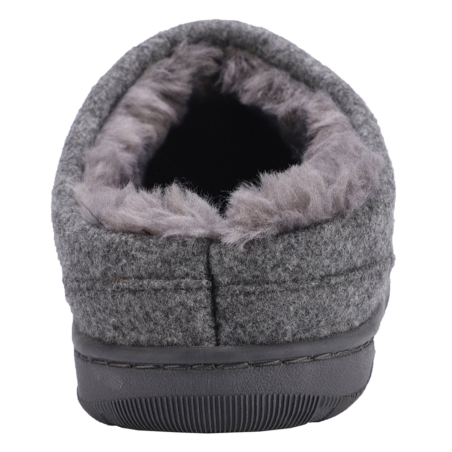 Peltz Shoes Men's Lamo Julian Wool Clog GREY WOOL EM2049W-GRY