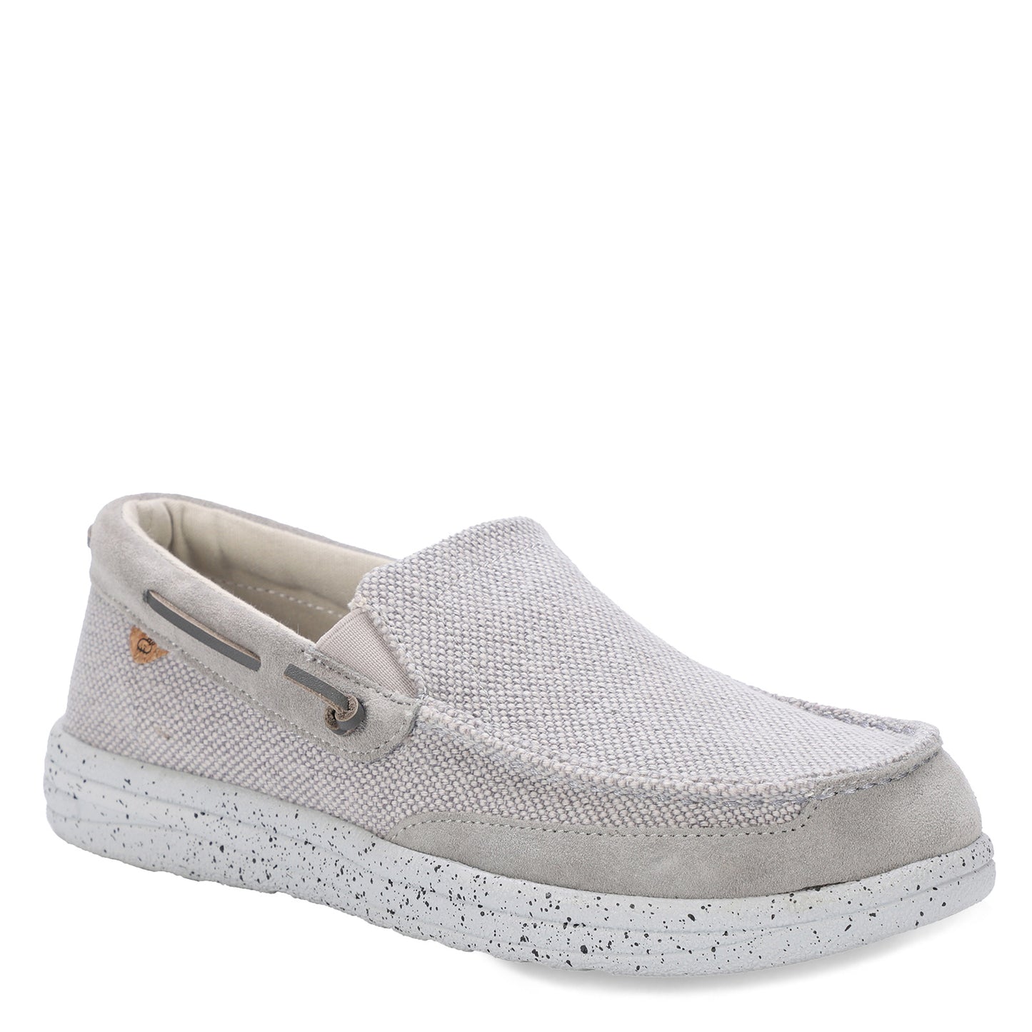 Peltz Shoes Men's Lamo Calvin Slip-On Grey EM2223-GRY