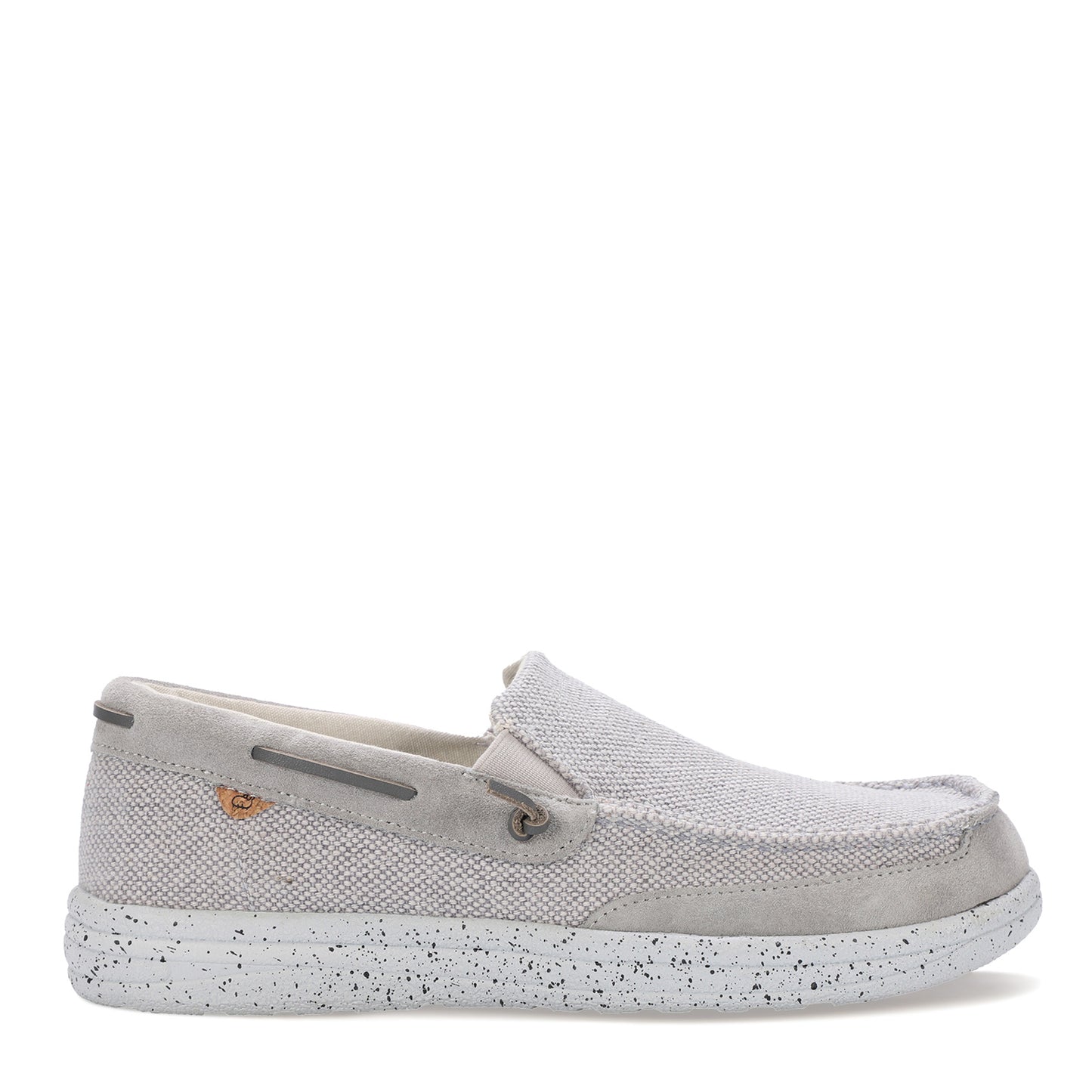 Peltz Shoes Men's Lamo Calvin Slip-On Grey EM2223-GRY