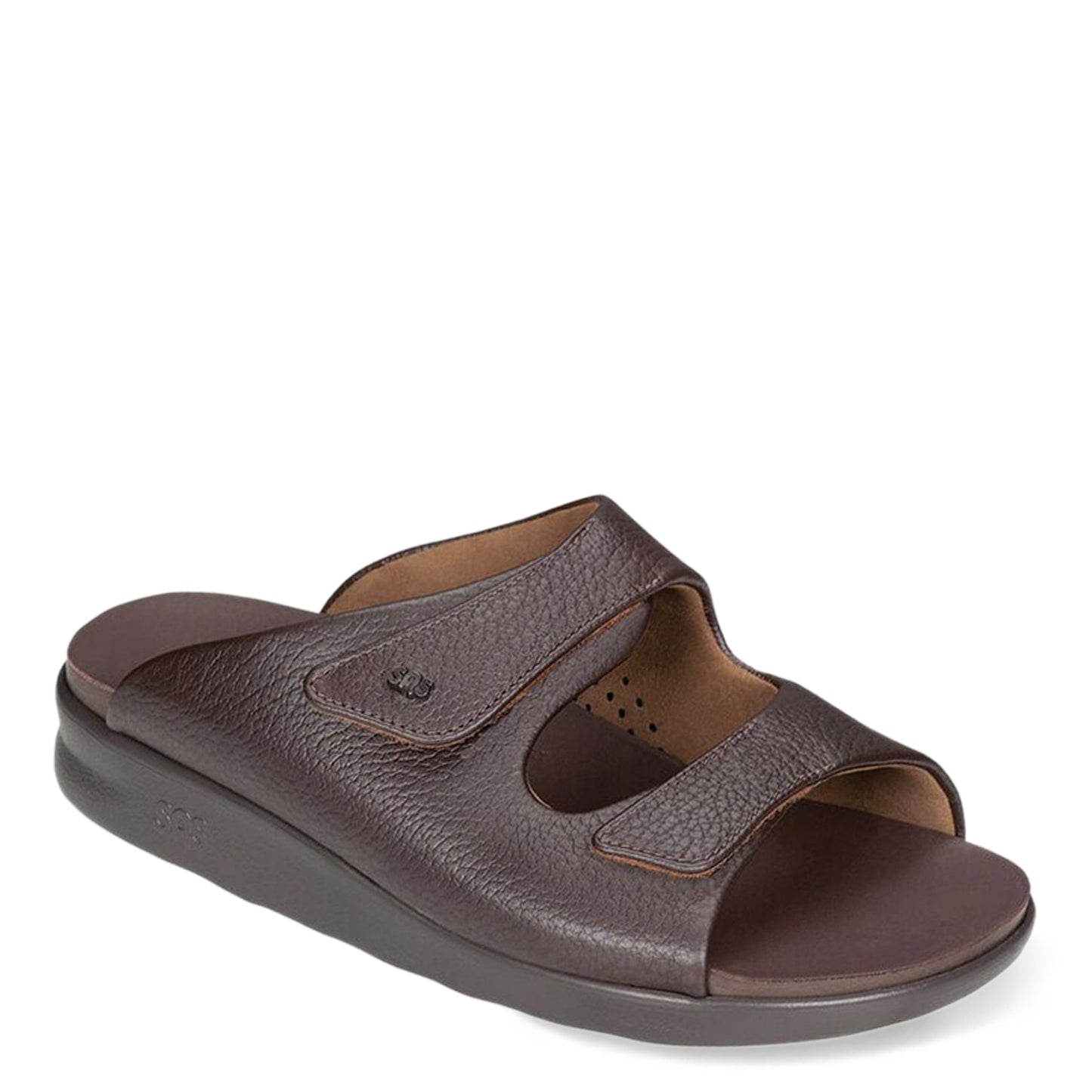 Peltz Shoes Men's SAS Encore Sandal BROWN ENCORE BROWN