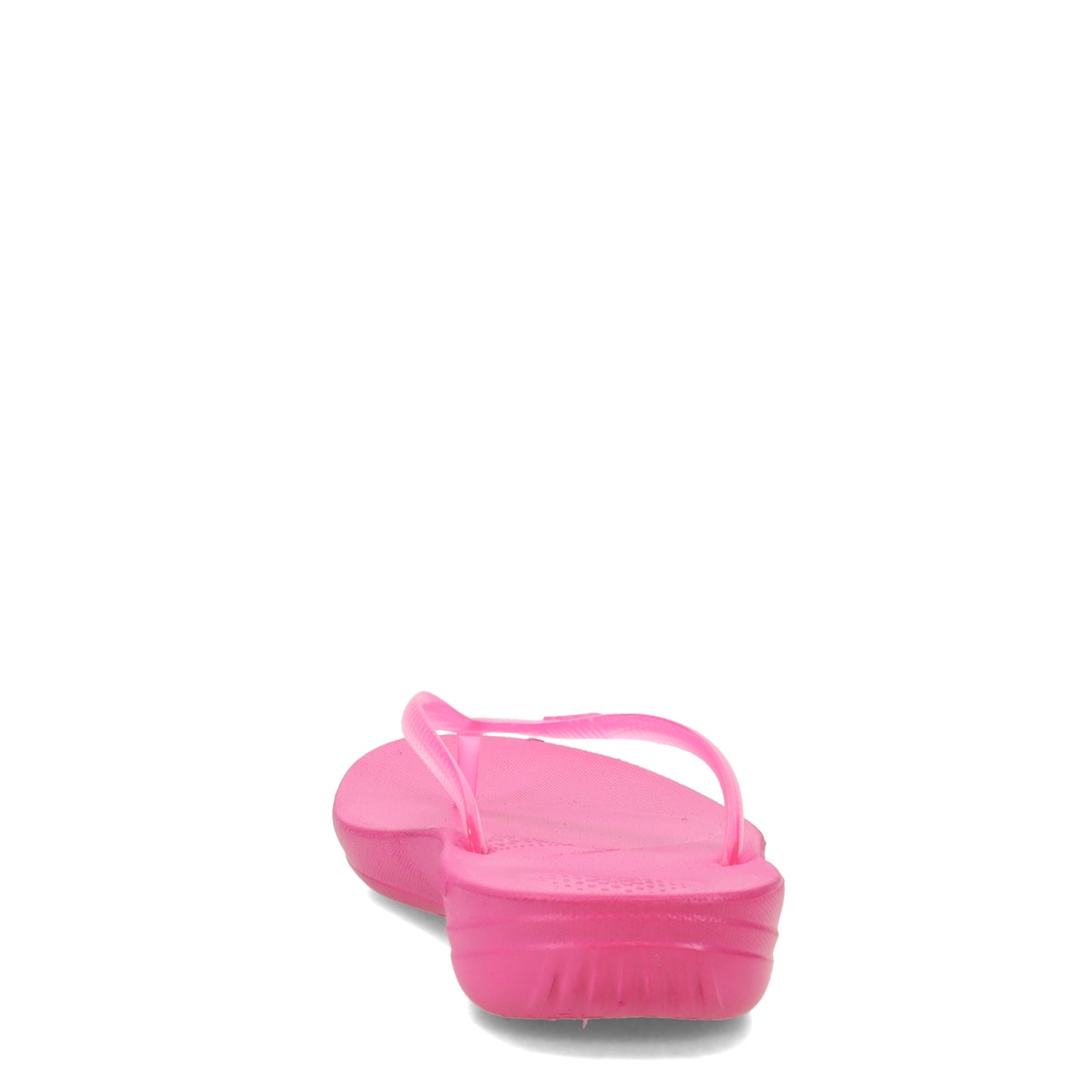 Peltz Shoes Women's FitFlop iQushion Transparent Flip-Flop Fuchsia ER1-929