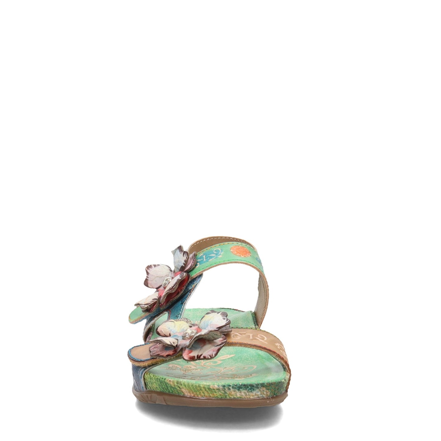 Peltz Shoes Women's L'Artiste by Spring Step Erica Sandal Mint Green ERICA-MTMN
