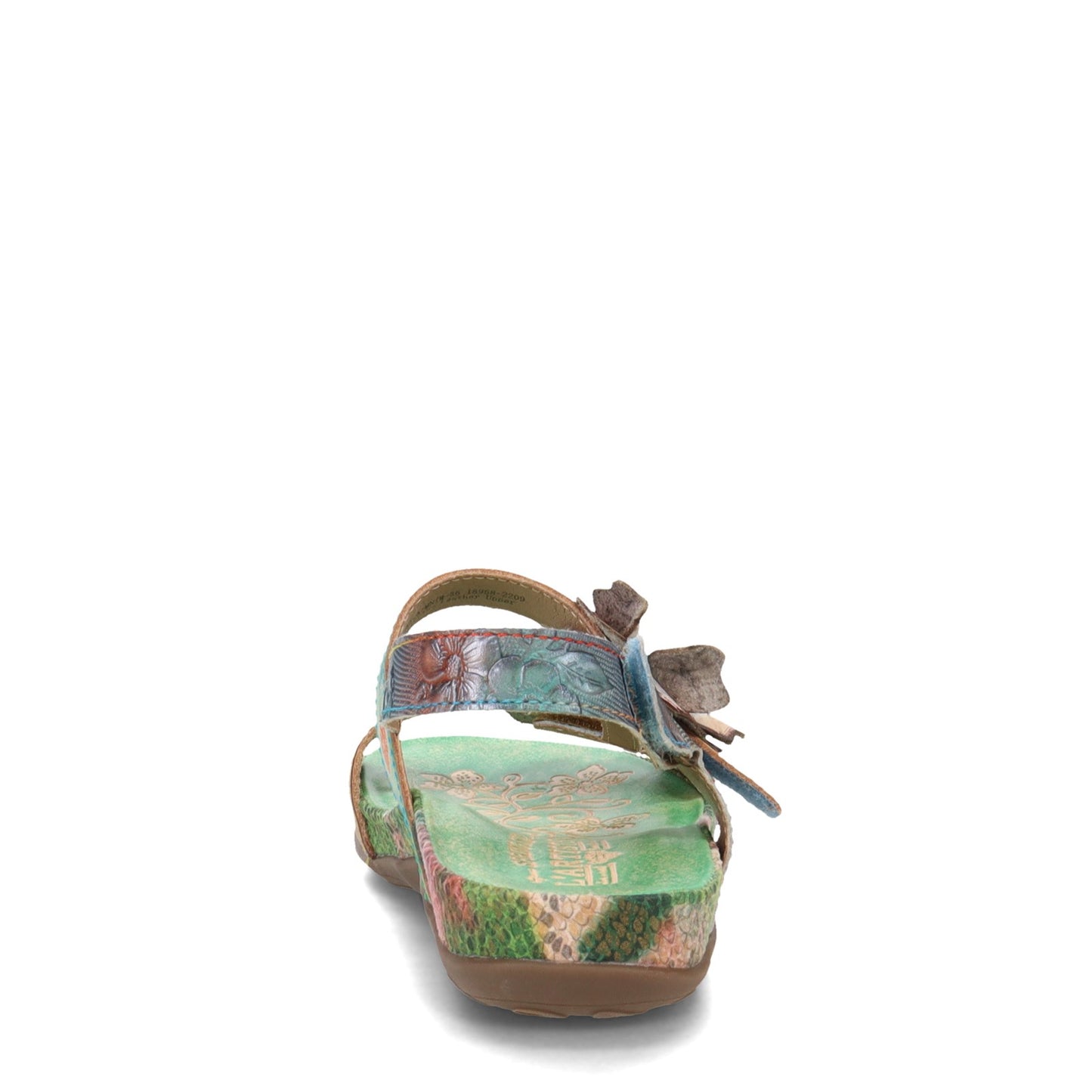 Peltz Shoes Women's L'Artiste by Spring Step Erica Sandal Mint Green ERICA-MTMN
