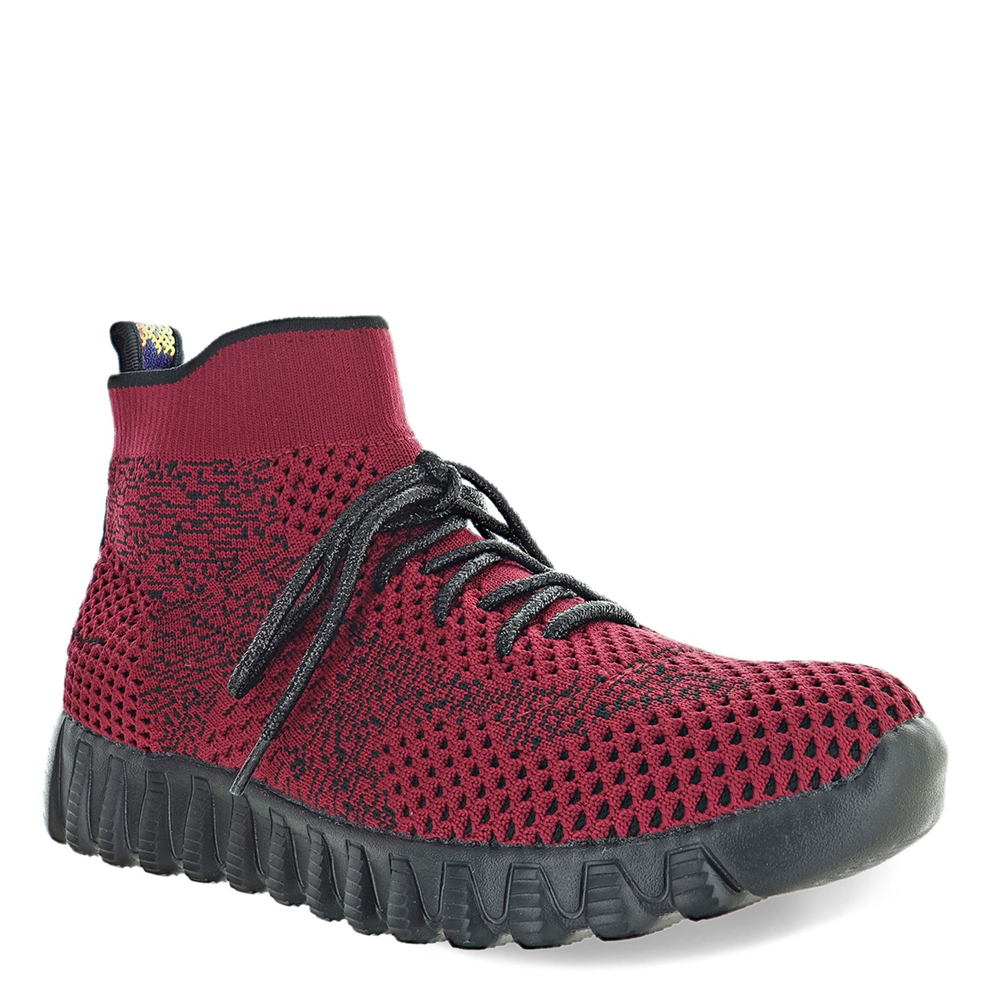 Peltz Shoes Women's Bernie Mev Erika Boot BURGUNDY ERIKA BUR BLK