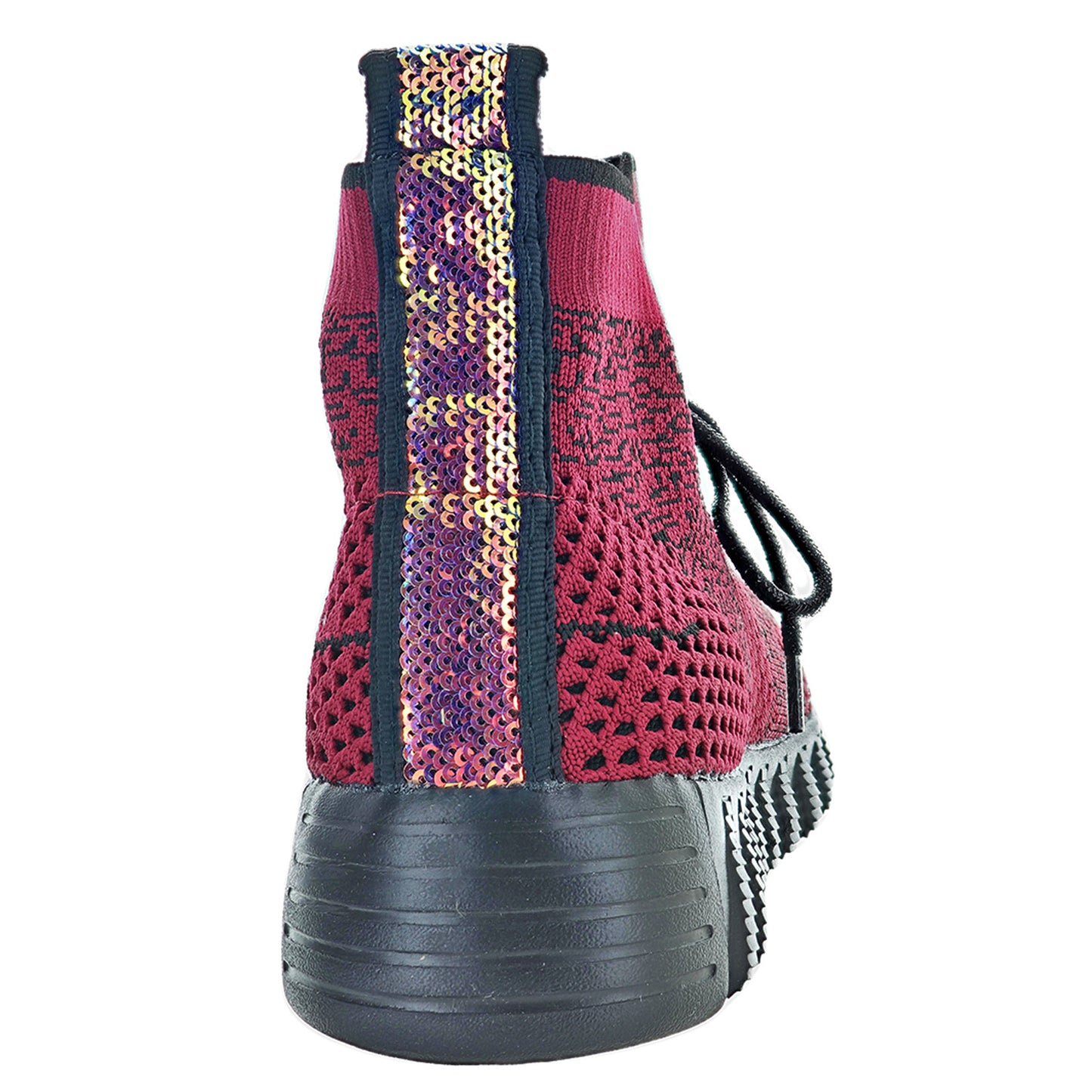 Peltz Shoes Women's Bernie Mev Erika Boot BURGUNDY ERIKA BUR BLK