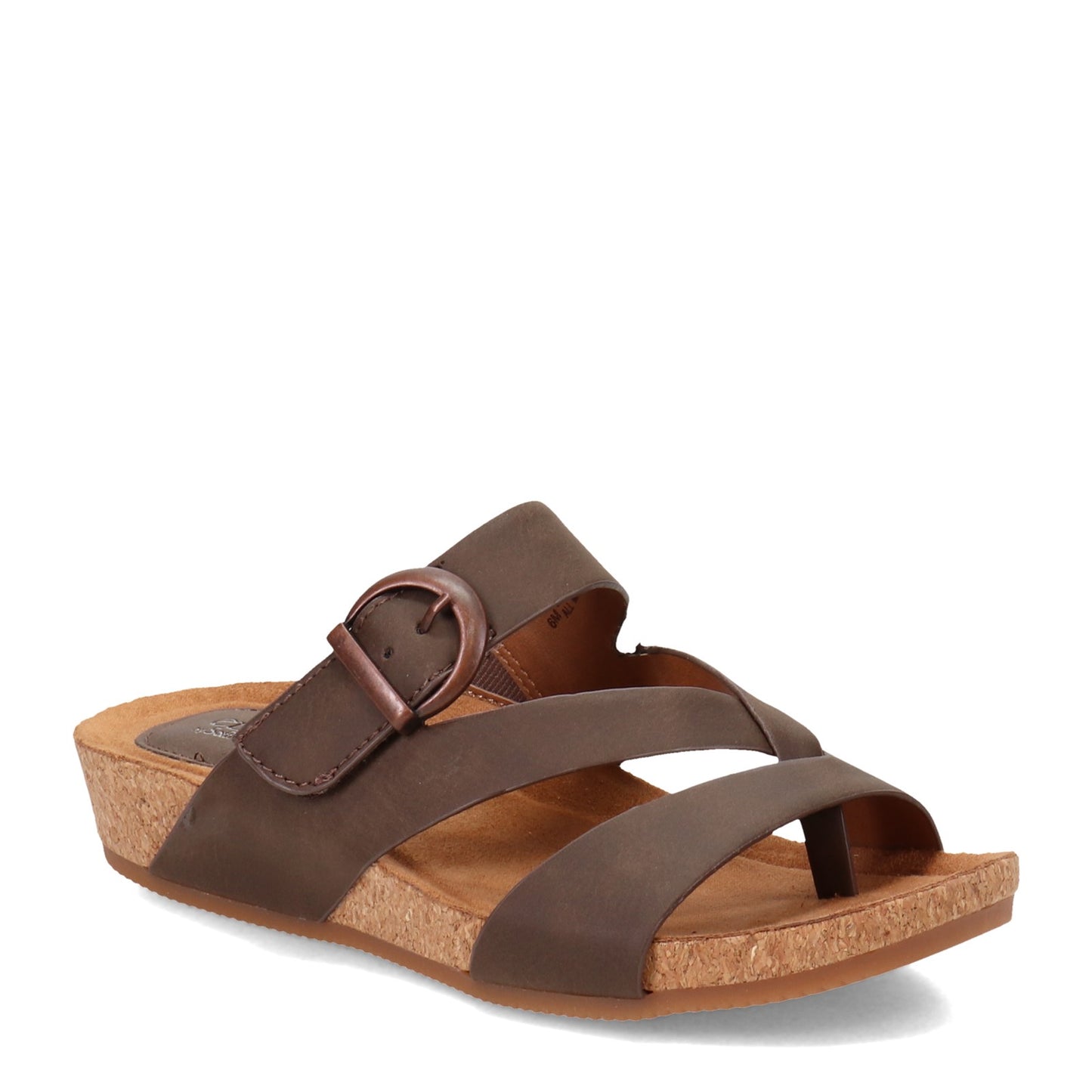 Peltz Shoes Women's Eurosoft Gladis Sandal MOCHA ES0026900