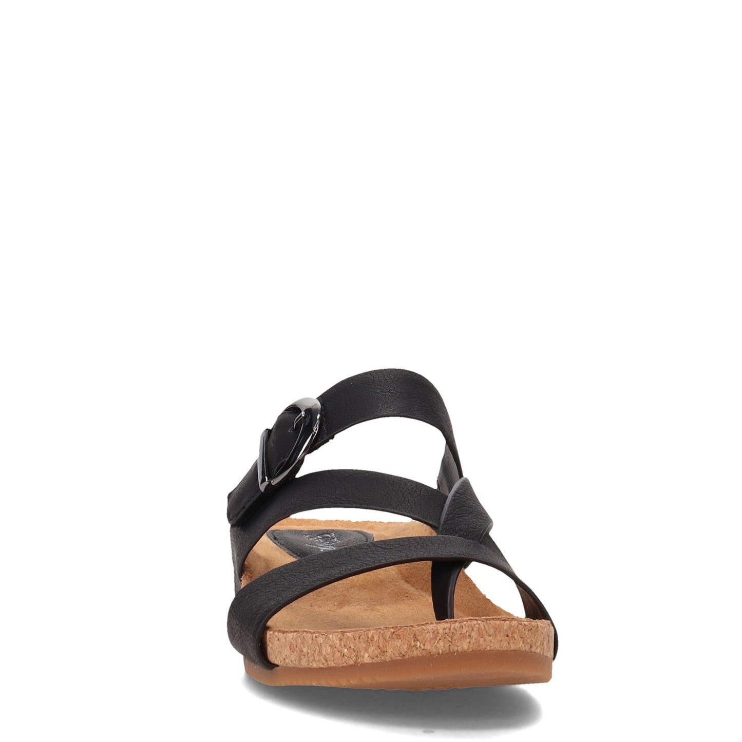 Peltz Shoes Women's Eurosoft Gladis Sandal BLACK ES0026901