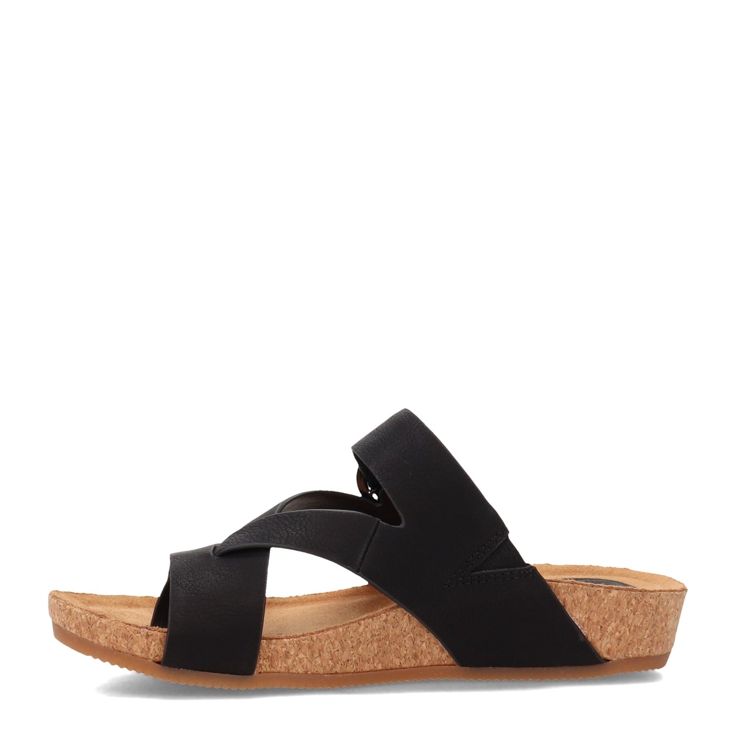 Peltz Shoes Women's Eurosoft Gladis Sandal BLACK ES0026901