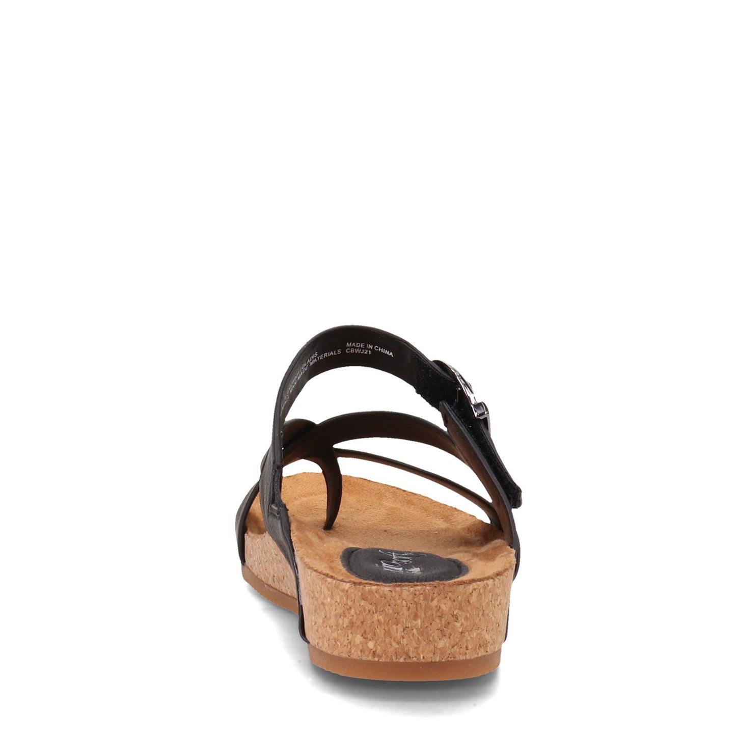 Peltz Shoes Women's Eurosoft Gladis Sandal BLACK ES0026901