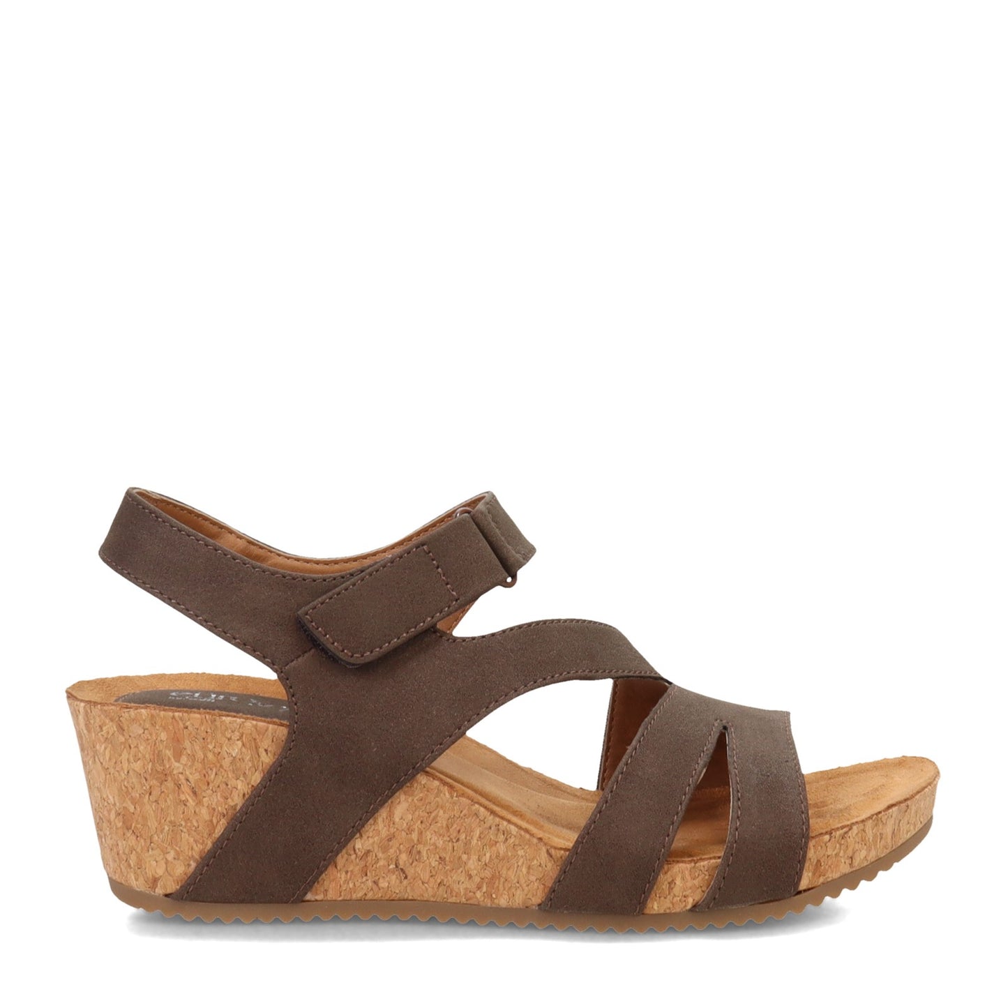 Peltz Shoes Women's Eurosoft by Sofft Elda Sandal BROWN ES0028300