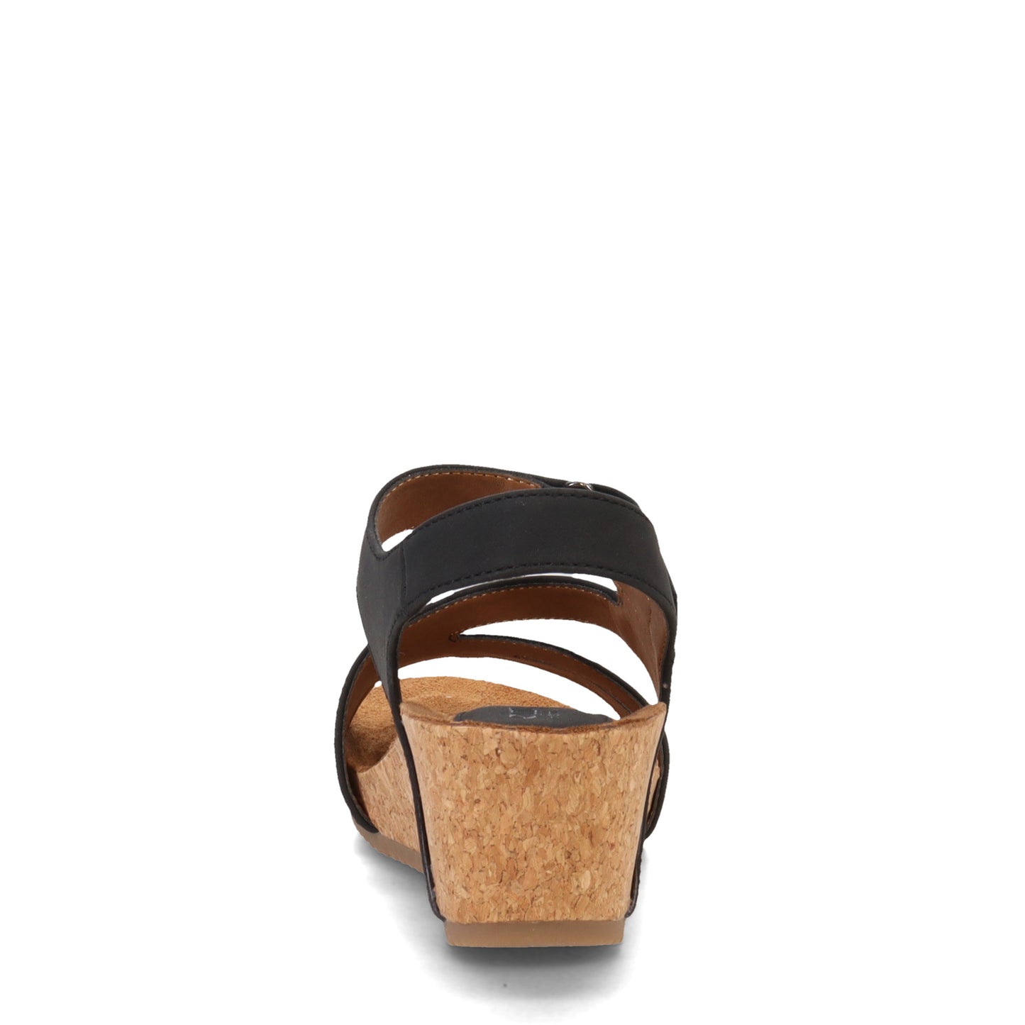 Peltz Shoes Women's Eurosoft by Sofft Elda Sandal BLACK ES0028301