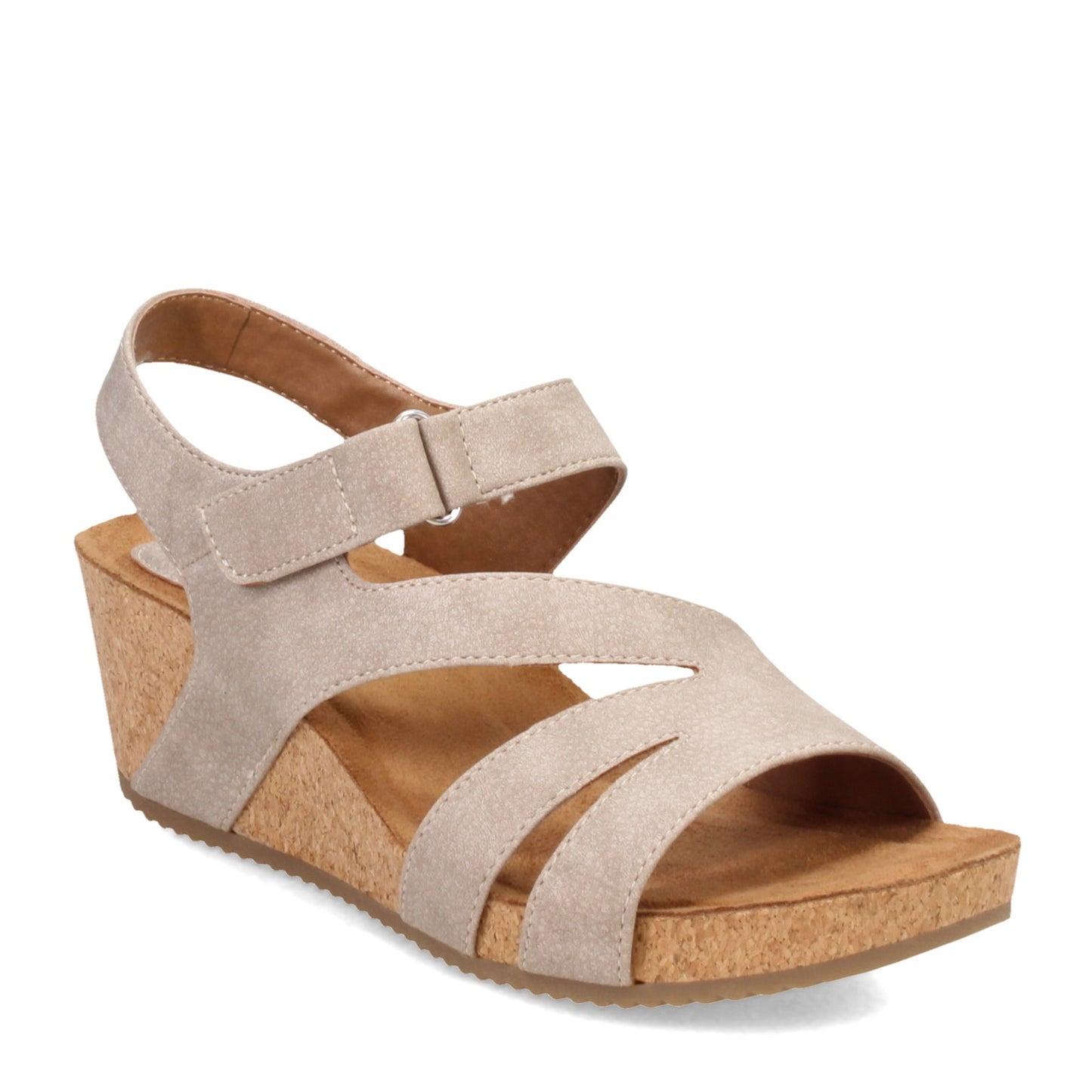 Peltz Shoes Women's Eurosoft by Sofft Elda Sandal GREY ES0028308