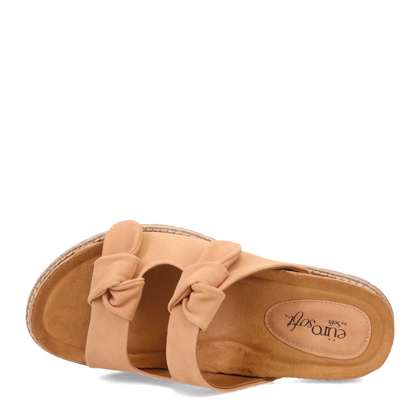Peltz Shoes Women's Eurosoft by Sofft Golden Sandal PINK ES0034402