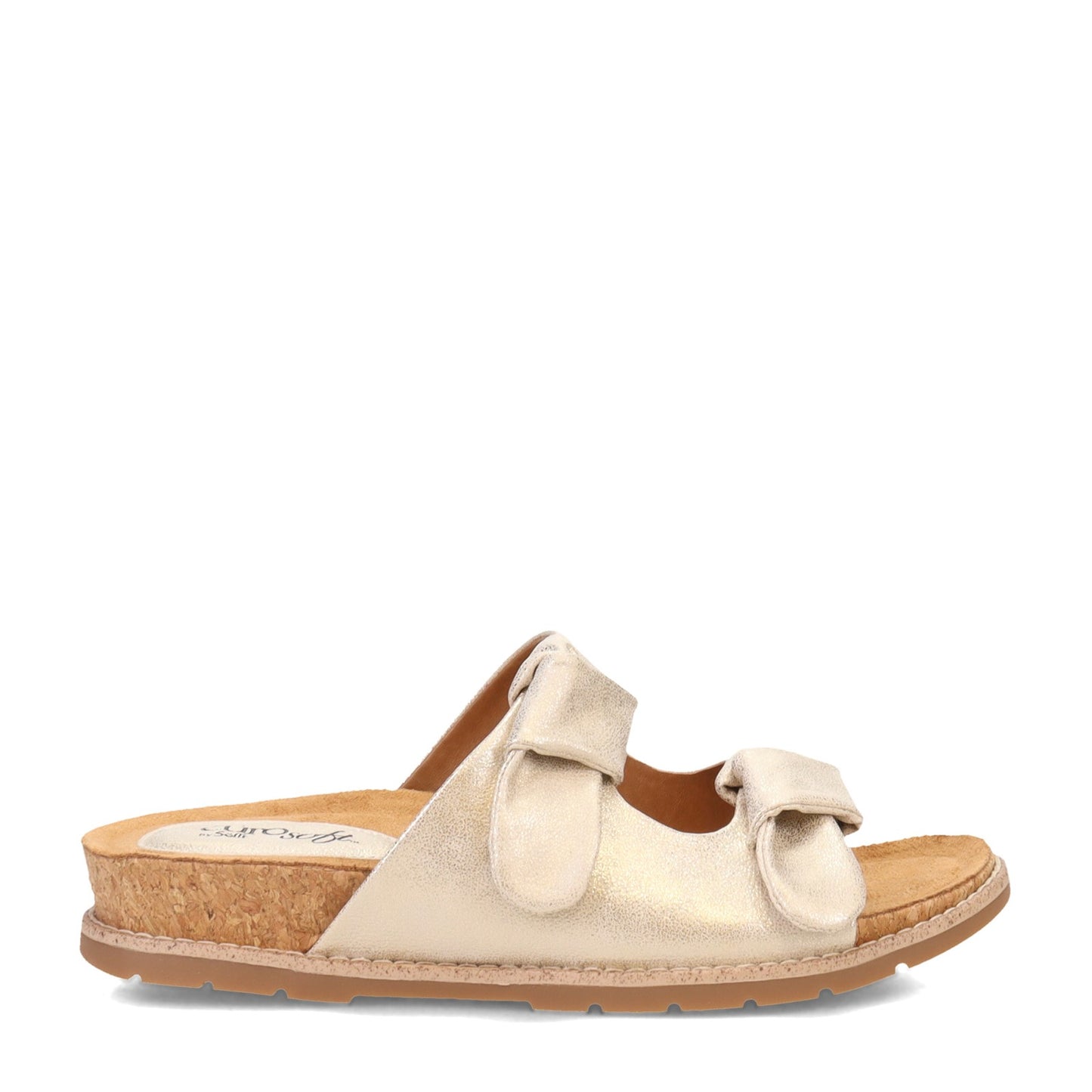Peltz Shoes Women's Eurosoft by Sofft Golden Sandal GOLD ES0034403