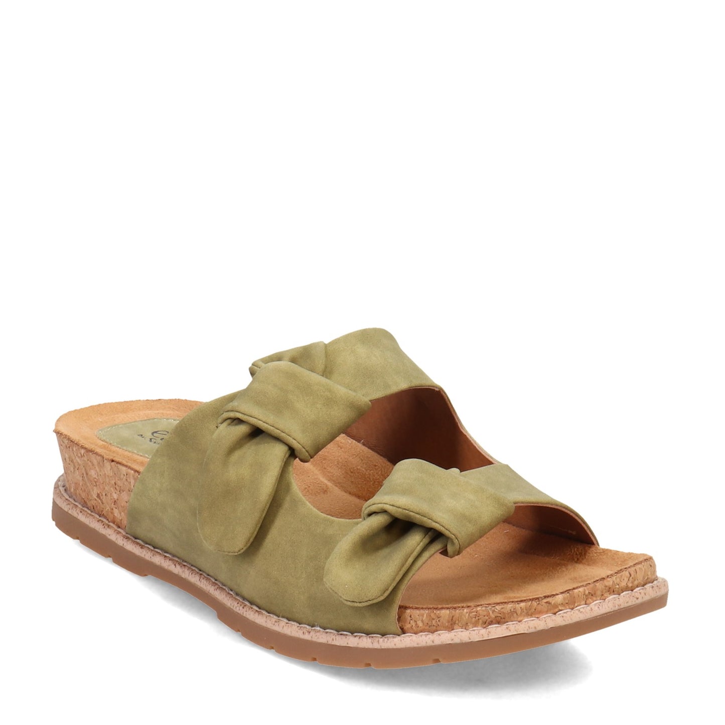 Peltz Shoes Women's Eurosoft by Sofft Golden Sandal GREEN ES0034406